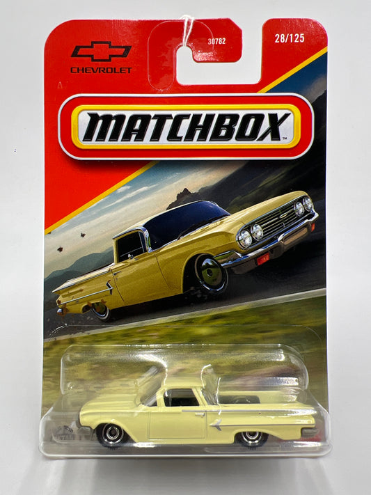 2025 Matchbox #28 1960 Chevy El Camino Yellow 211E