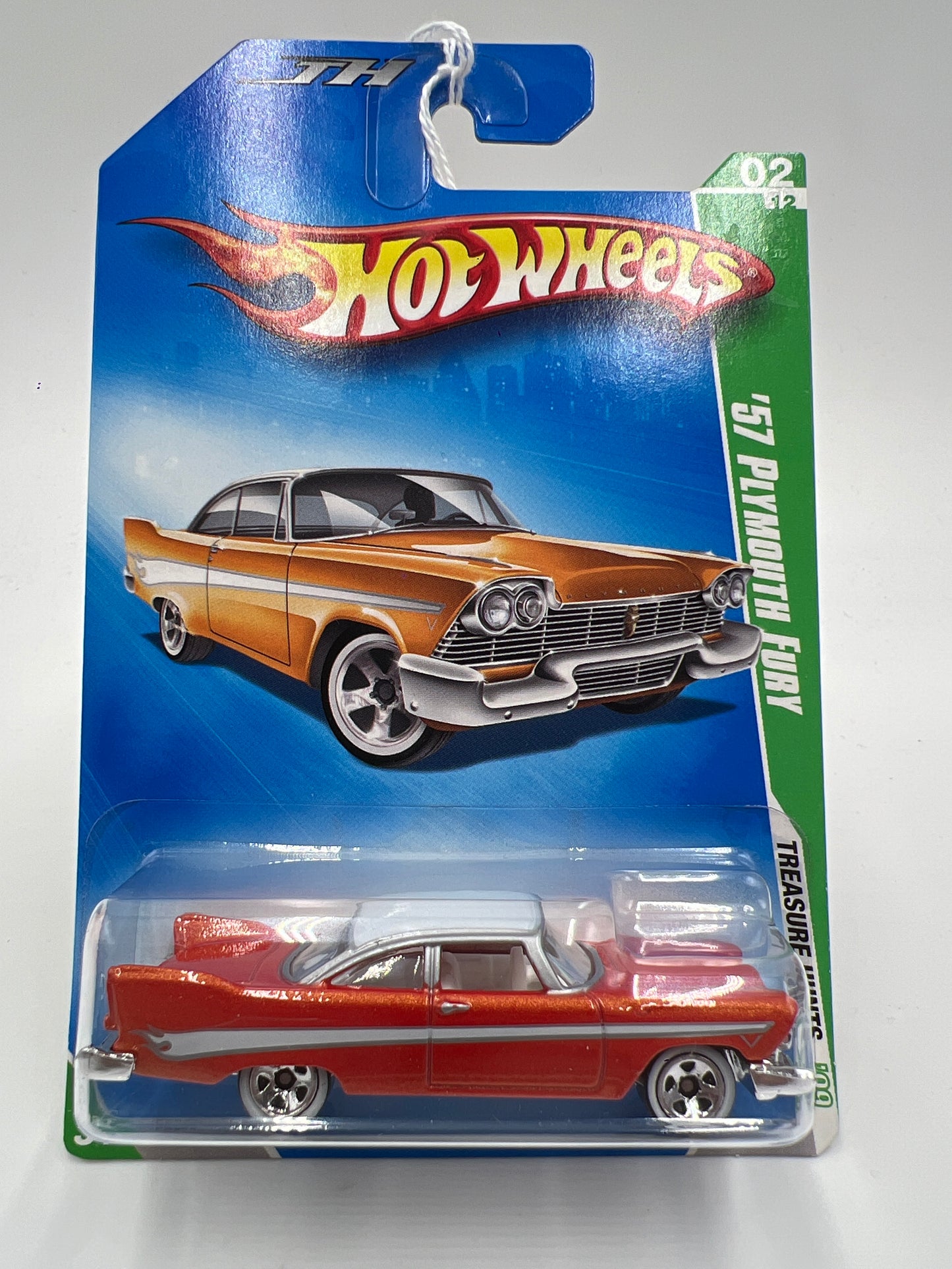 2009 Hot Wheels Treasure Hunts #44 57 Plymouth Fury Orange