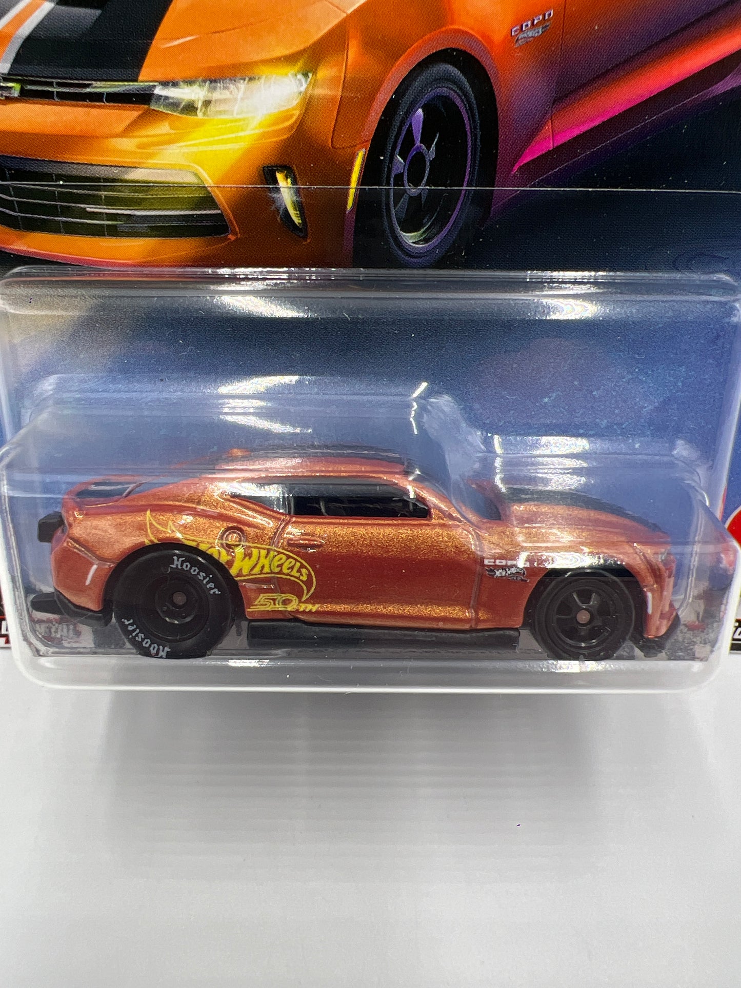 Hot Wheels Premium Boulevard #9 2018 Copo Camaro SS Orange W/Protector