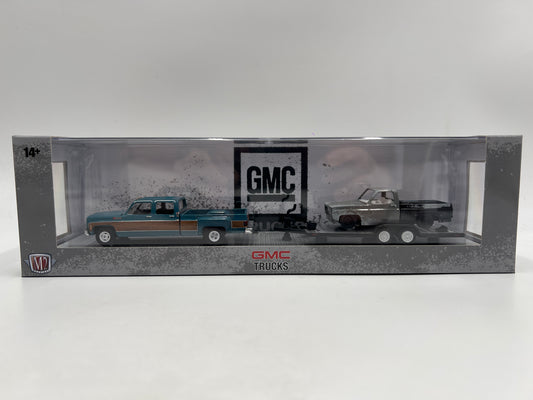M2 Machines Auto Haulers R92 1973 GMC Sierra 3500 & 1973 Chevrolet Cheyenne Super 10