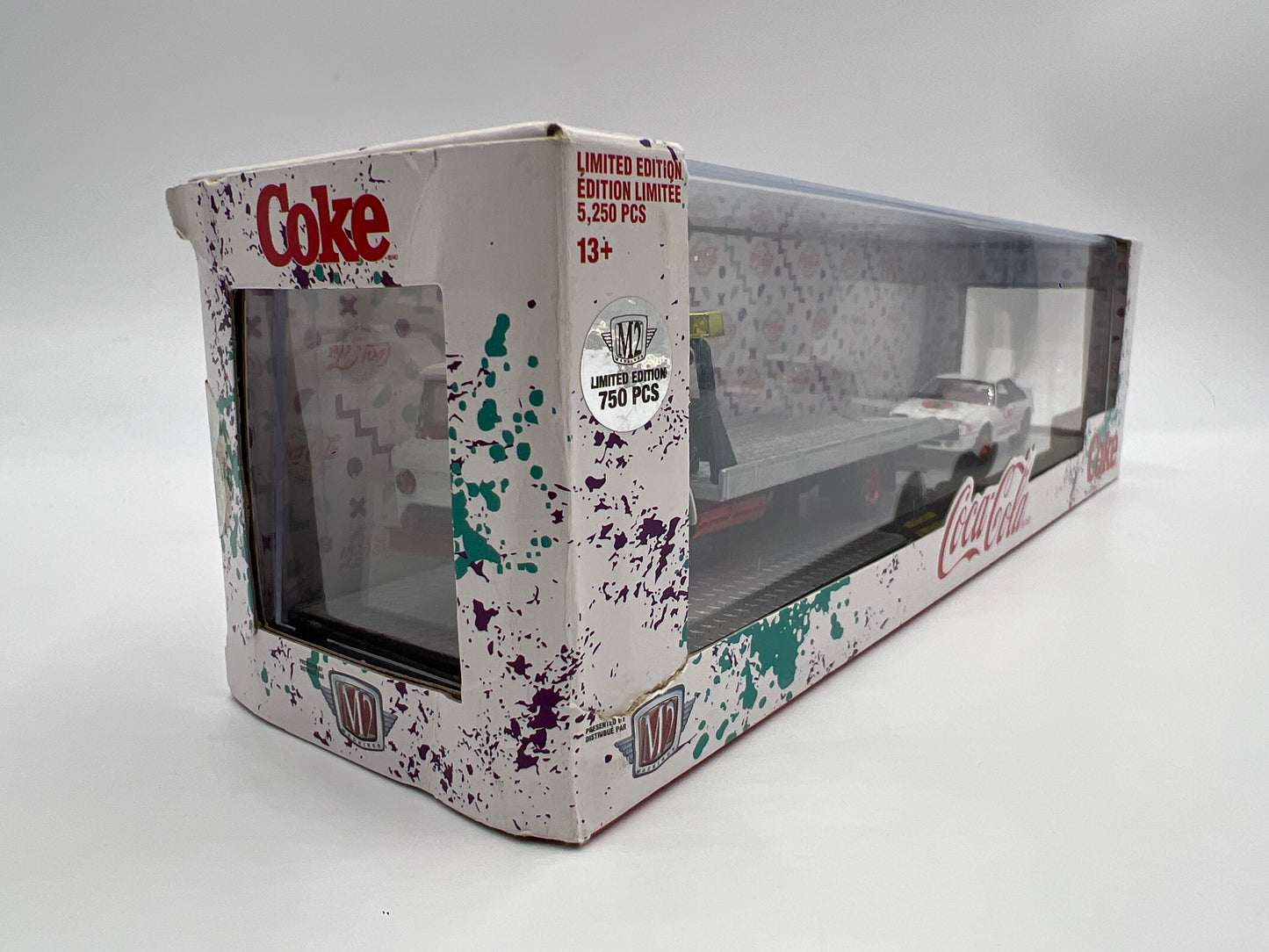 M2 Machines Auto Haulers Coca Cola CHASE 1990 Ford C-8000 & 1990 Ford Mustang GT TW05