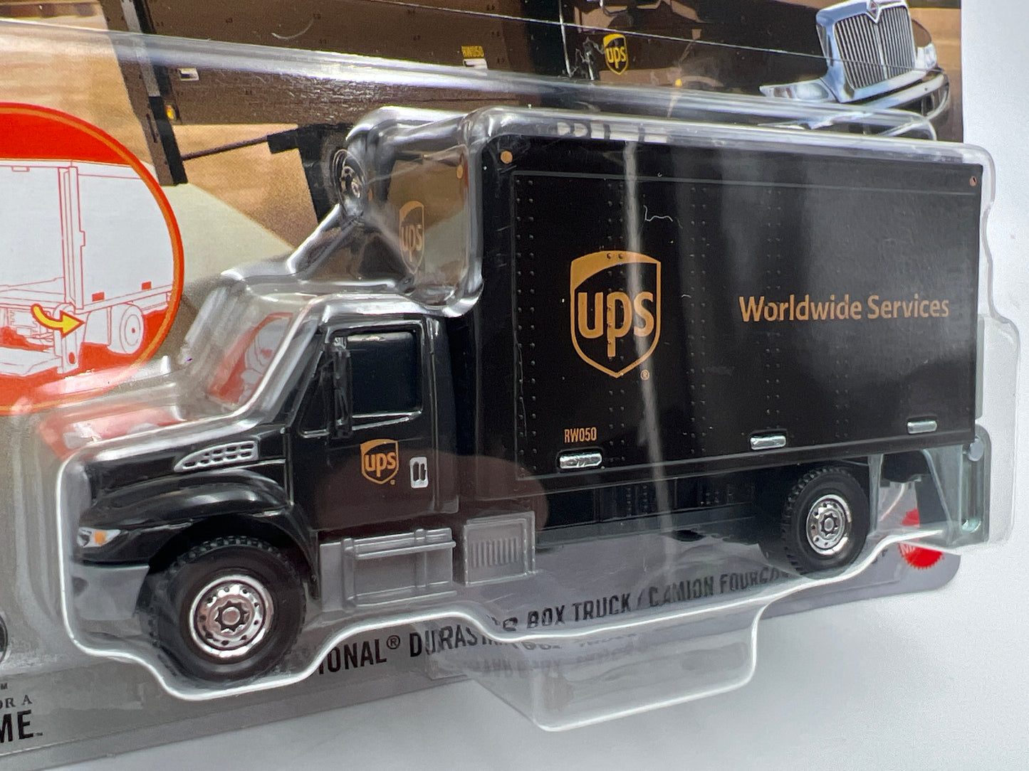 Matchbox Working Rigs #7 UPS International Durastar Box Truck