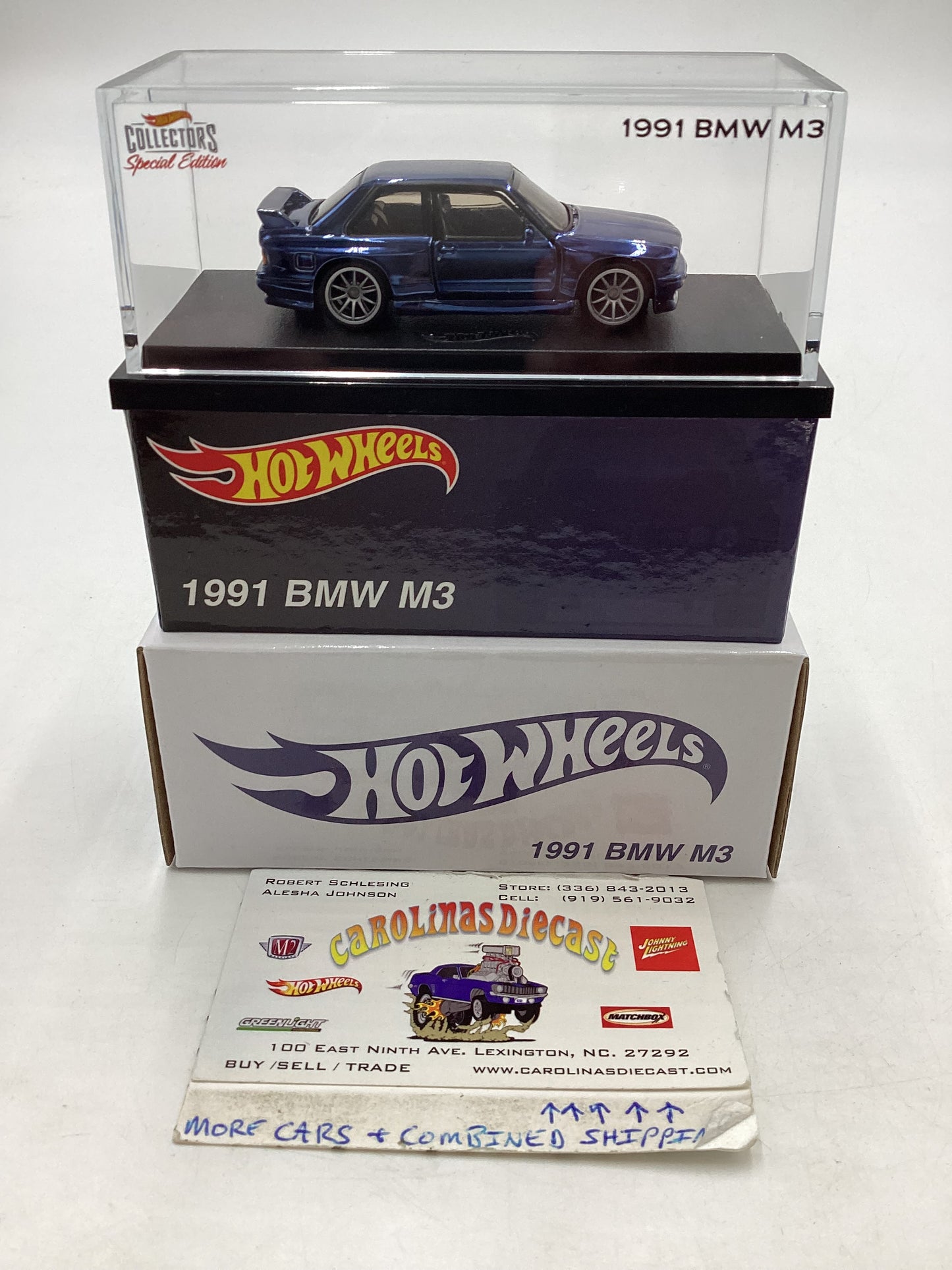 2022 Hot Wheels RLC 22493/30000 Blue 1991 BMW M3