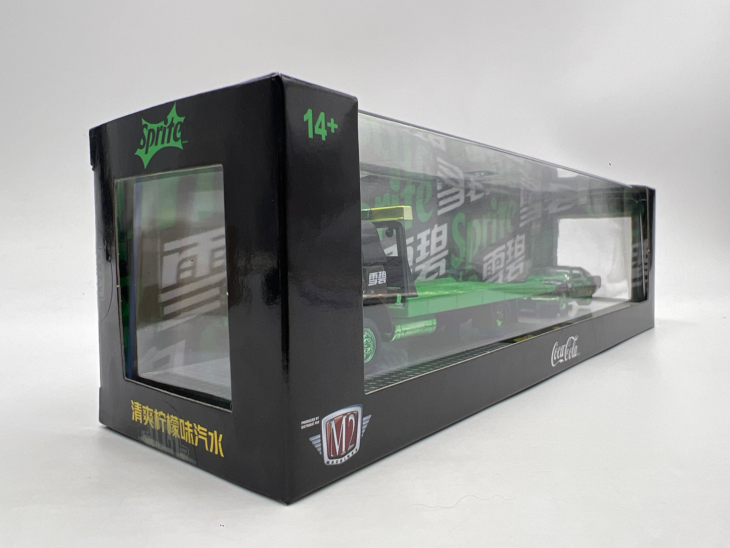 2025 M2 Machines Auto Haulers Coca Cola Sprite CHASE 1970 Ford C-950 & 1970 Ford Mustang TW40