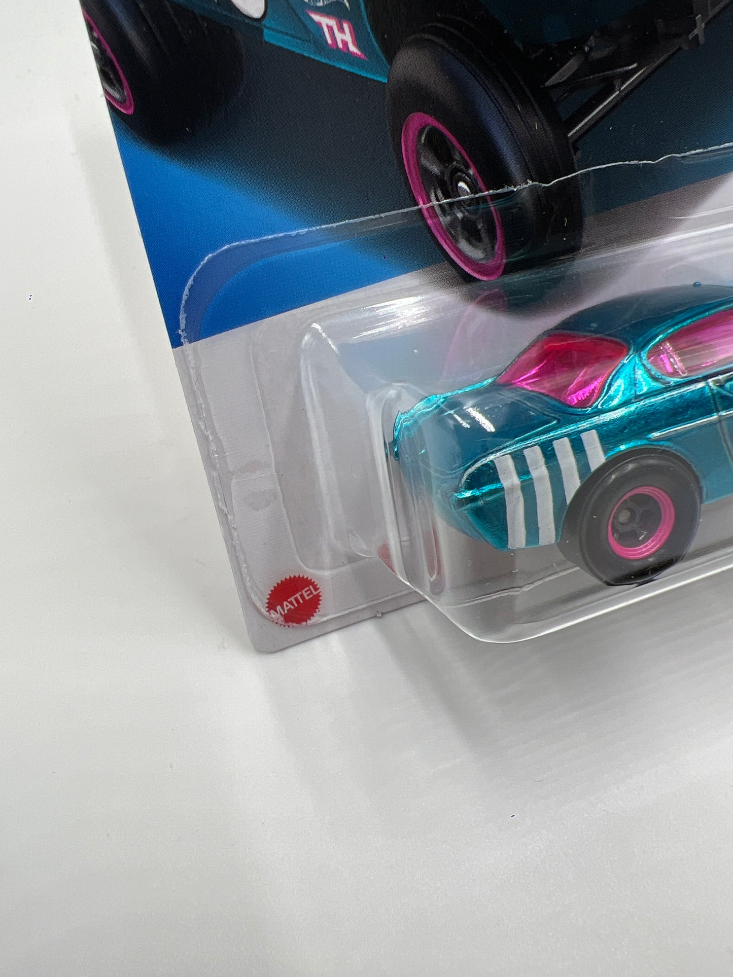 2024 Hot Wheels Super Treasure Hunt #153 Volvo P1800 Gasser Blue W/Protector