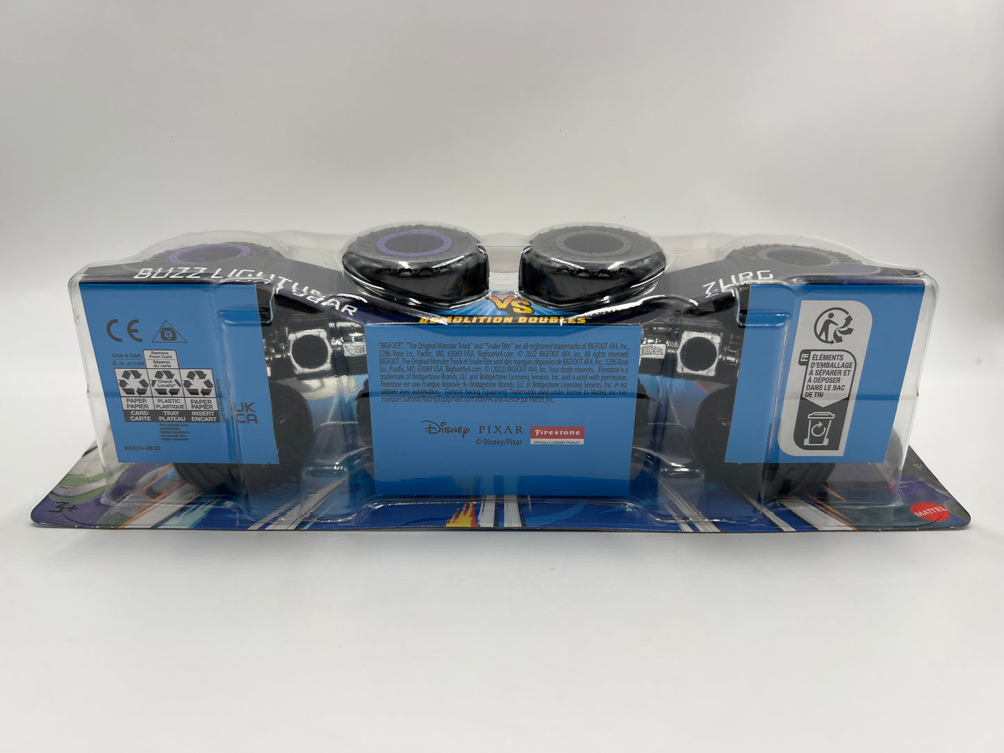 Hot Wheels Monster Trucks Demolition Doubles Buzz Lightyear Vs Zurg