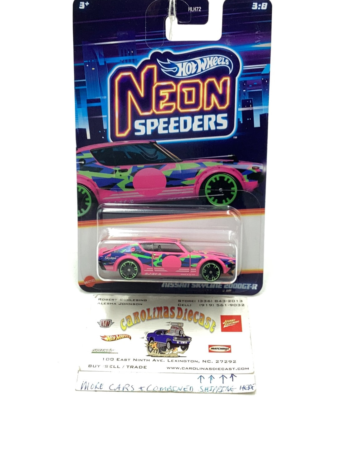 Hot wheels Neon Speeders Nissan Skyline 2000GT-R