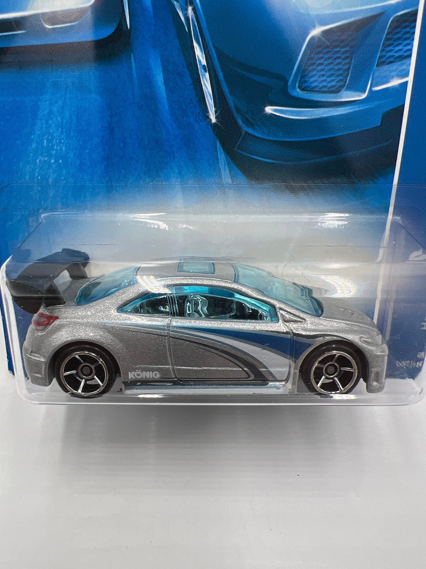 2008 Hot Wheels Kmart Exclusive All Stars #47 Honda Civic Si Silver