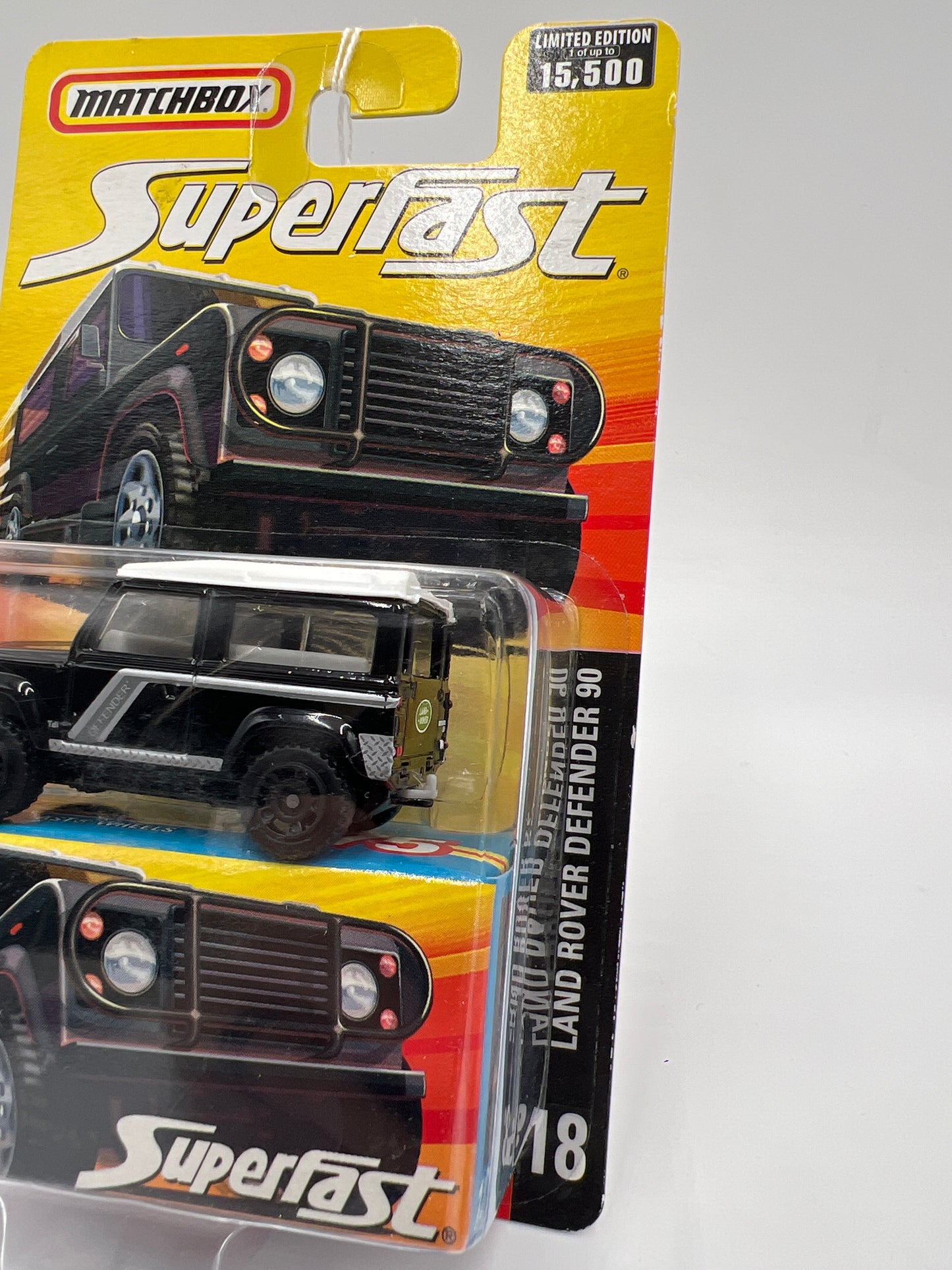 Matchbox Superfast #18 Land Rover Defender 90 Black SR