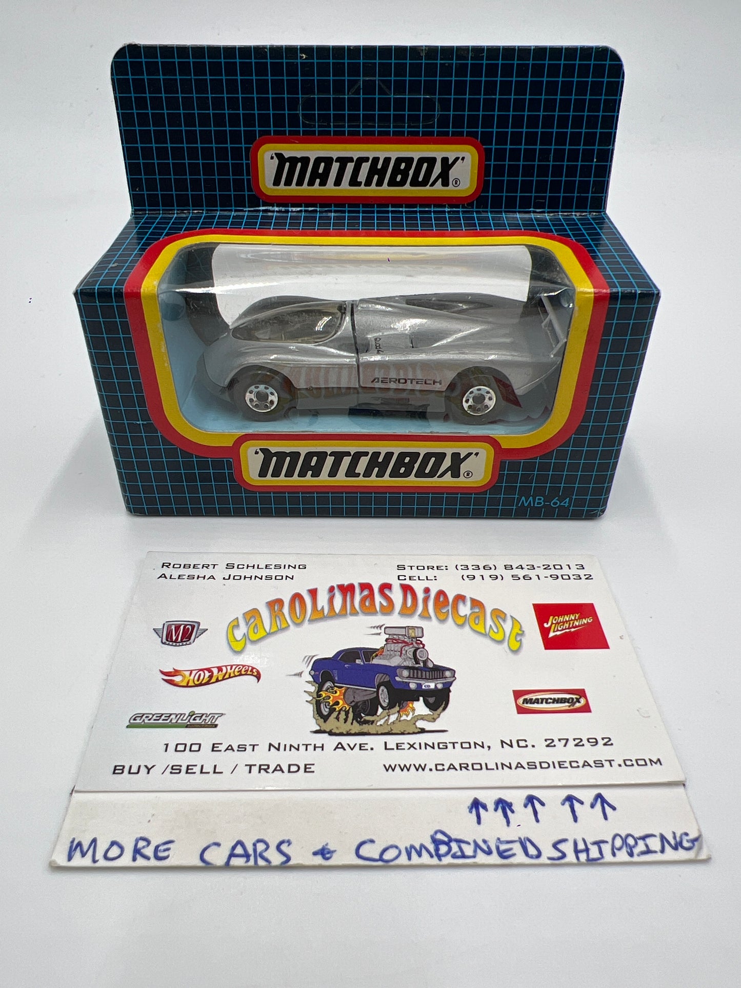 Matchbox Unpunched #64 Oldsmobile Aerotech Silver