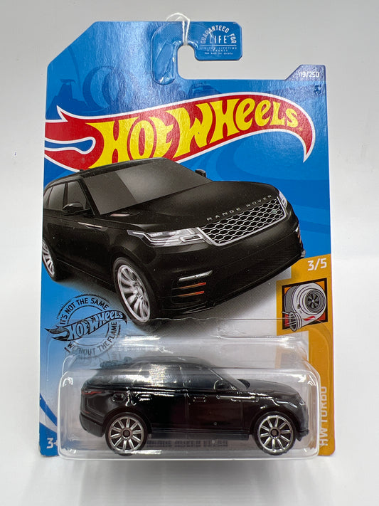 2020 Hot Wheels Turbo #119 Range Rover Velar Black 51B