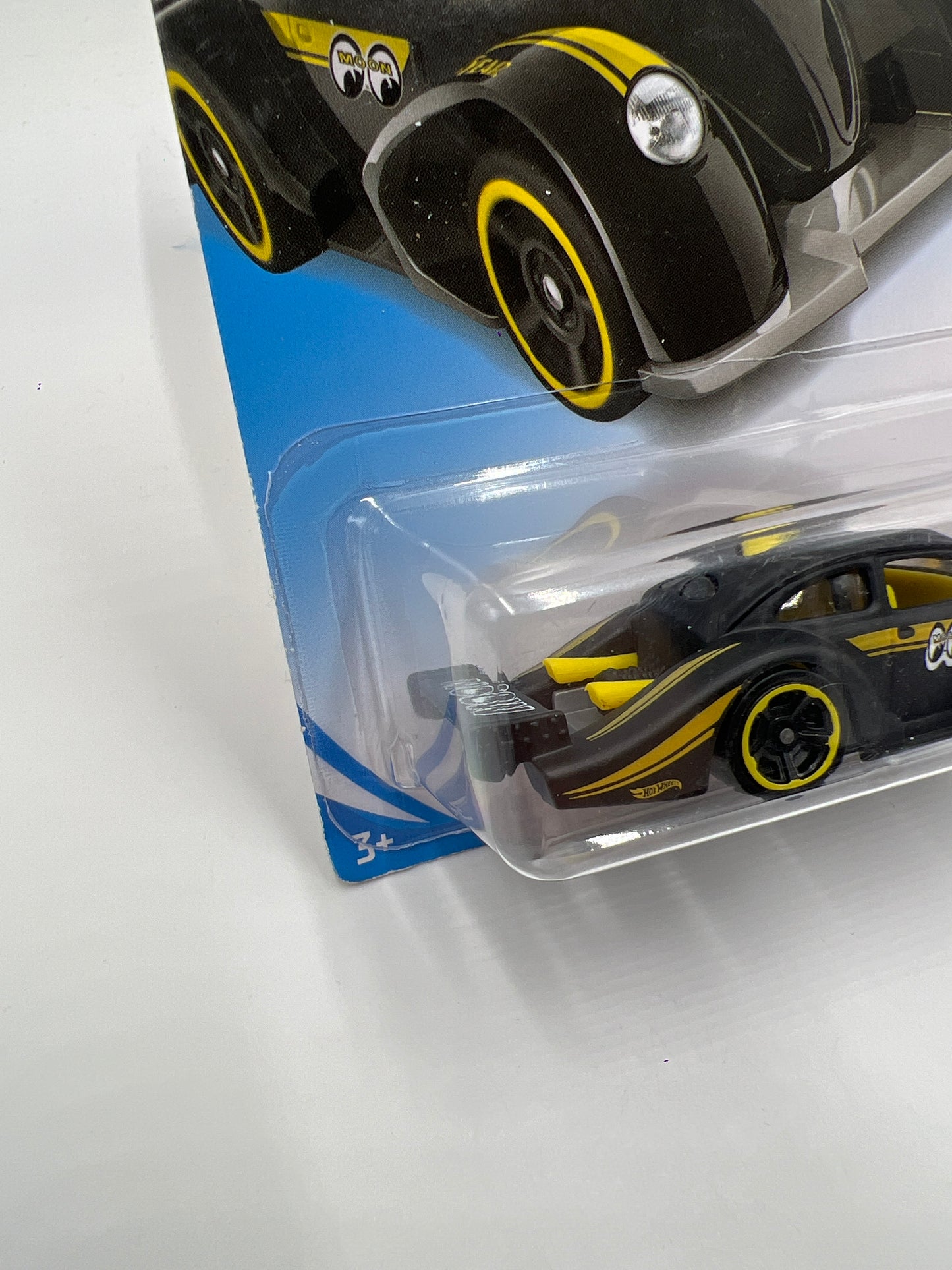 2019 Hot Wheels Volkswagen #46 Volkswagen Kafer Racer Mooneyes Black 97C