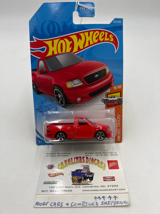 2021 HW Hot Trucks #237 99 Ford F150 SVT Lightning Red 24A