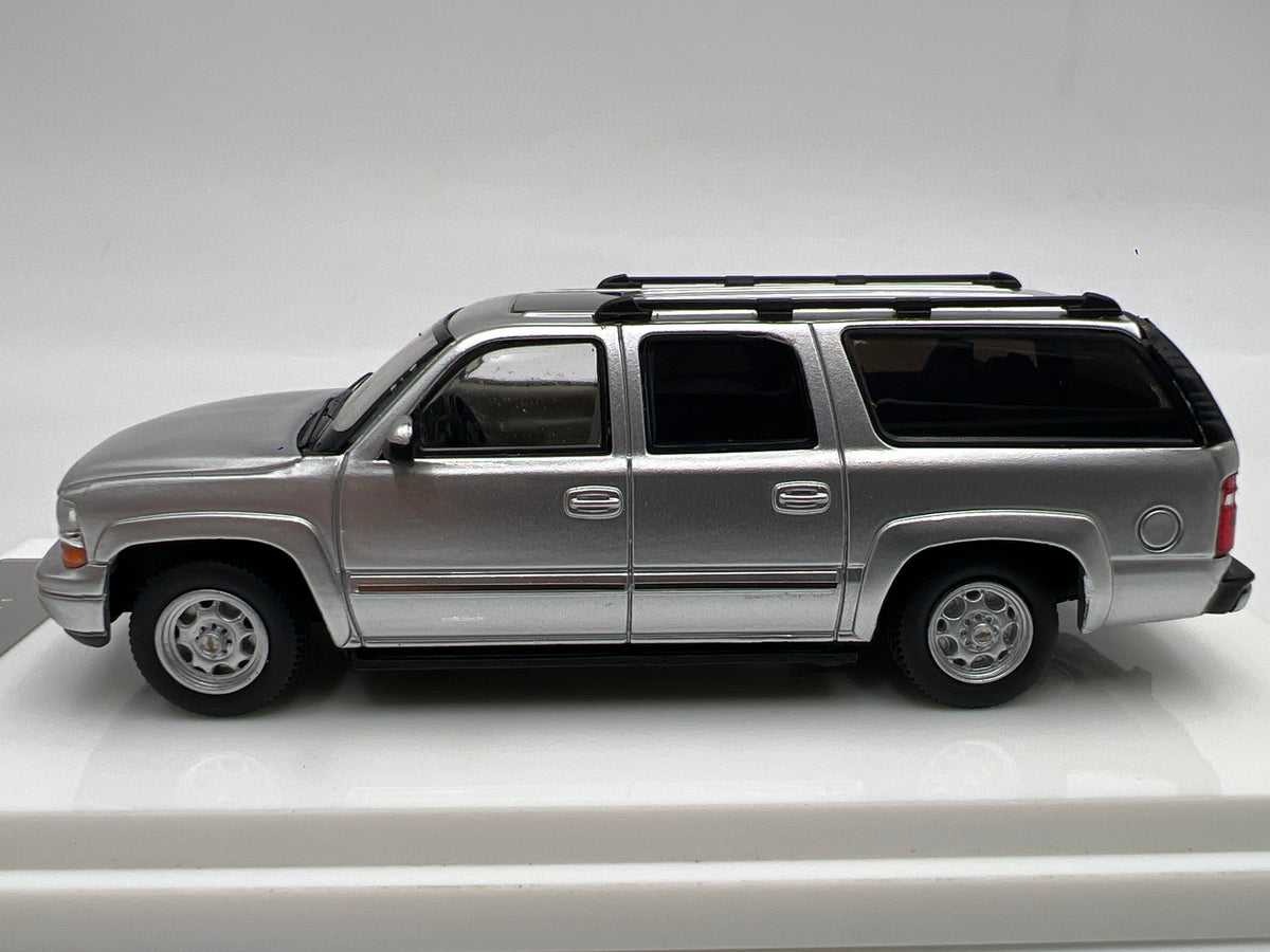 MK Miniatures 1/64 Scale 2003 Chevrolet Suburban Silver Loose Rear Seat