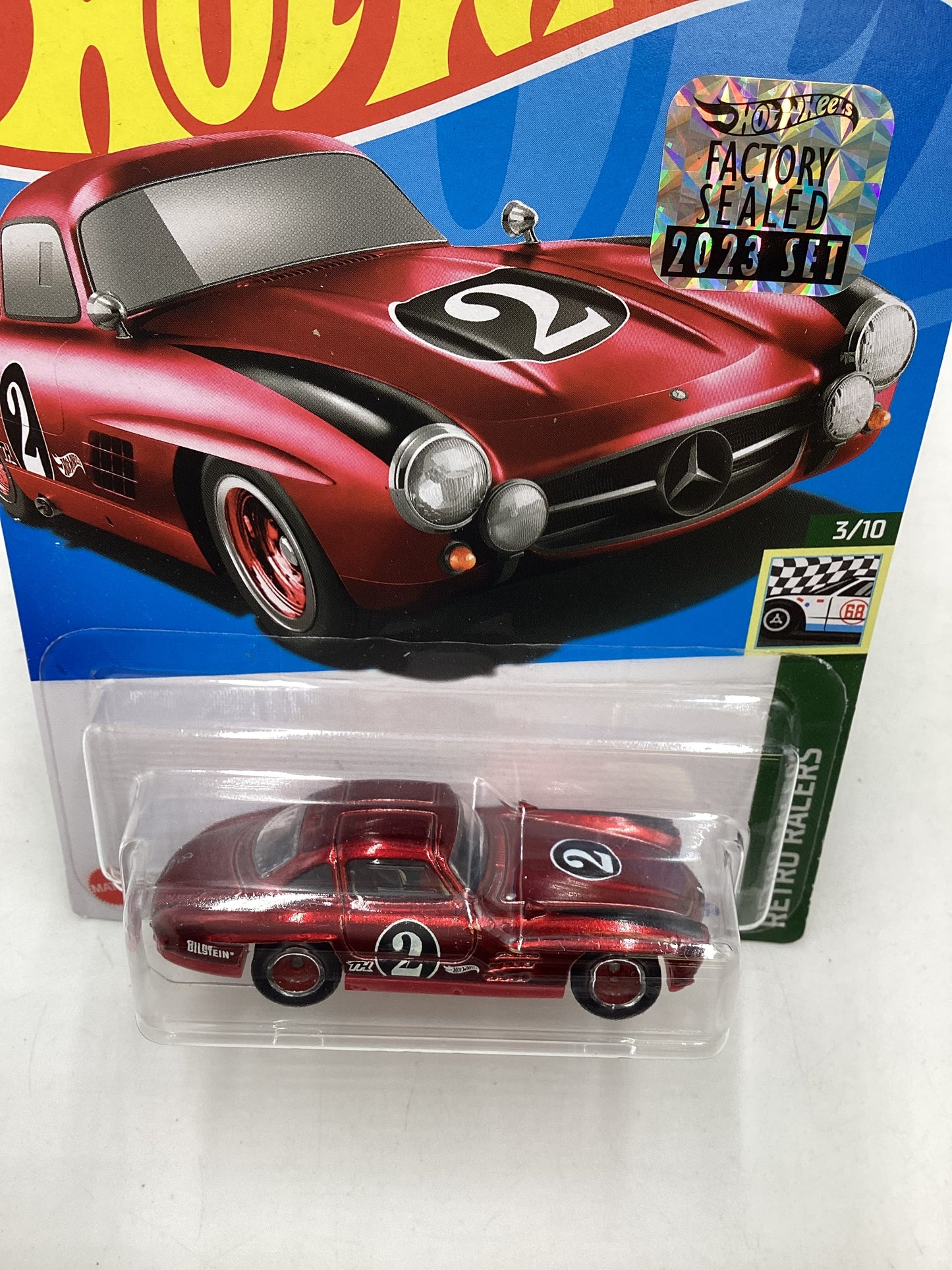 2023 Hot Wheels Super treasure hunt 1/1250 Mercedes-Benz 300 SL Factory Sealed W/ Protector