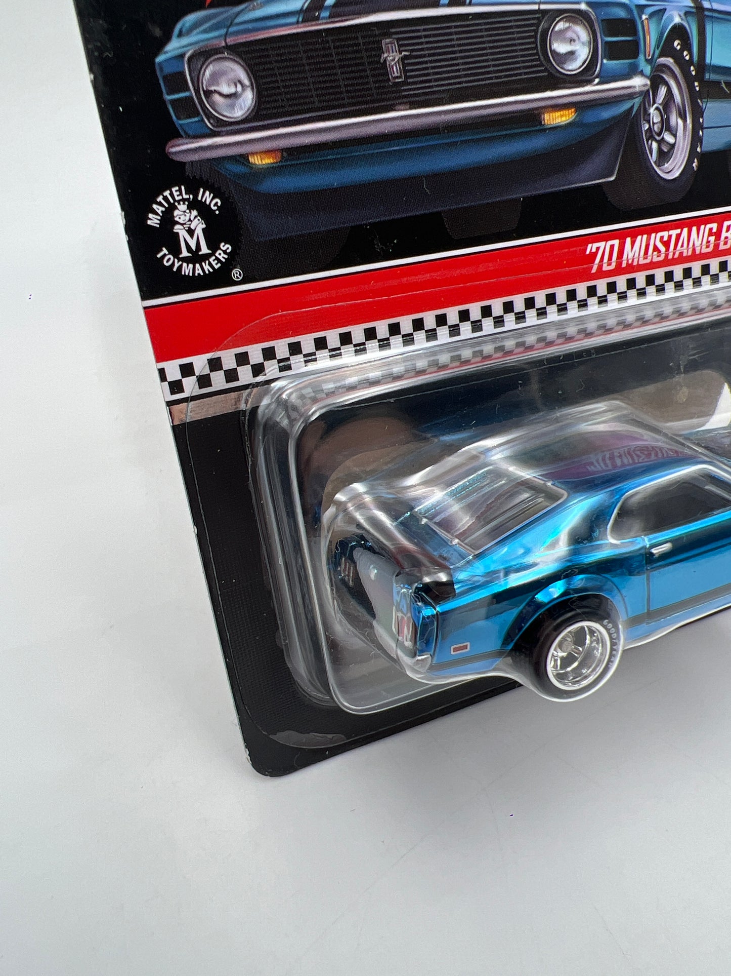 Hot Wheels RLC 1970 Ford Mustang Boss 302 Blue W/Protector