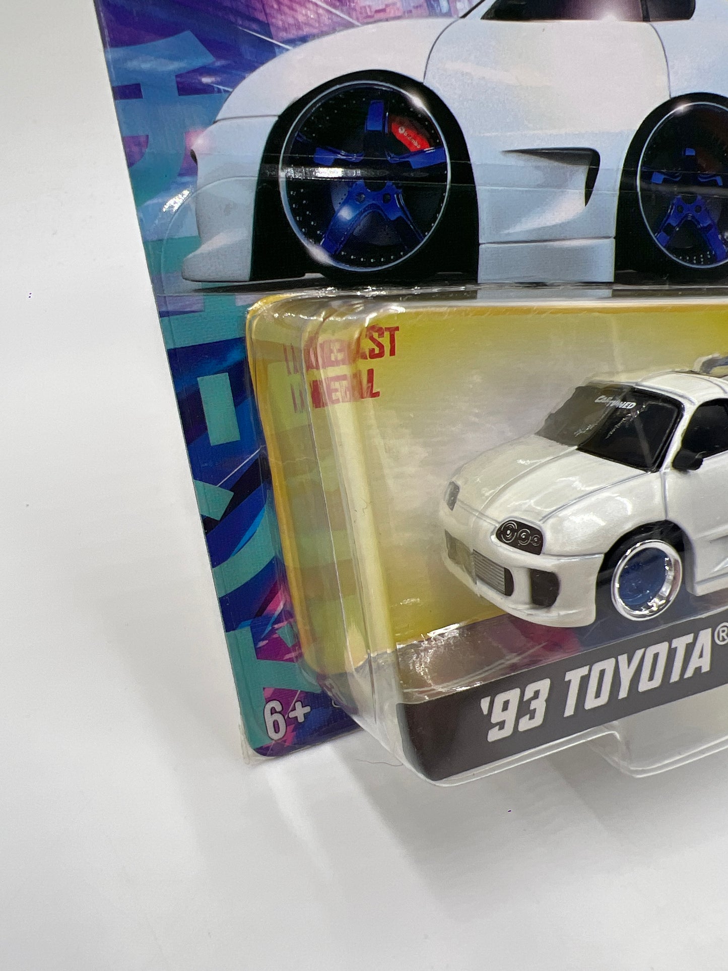 2025 MGA Car Tuned JDM Series 2 #2 93 Toyota Supra White 178K