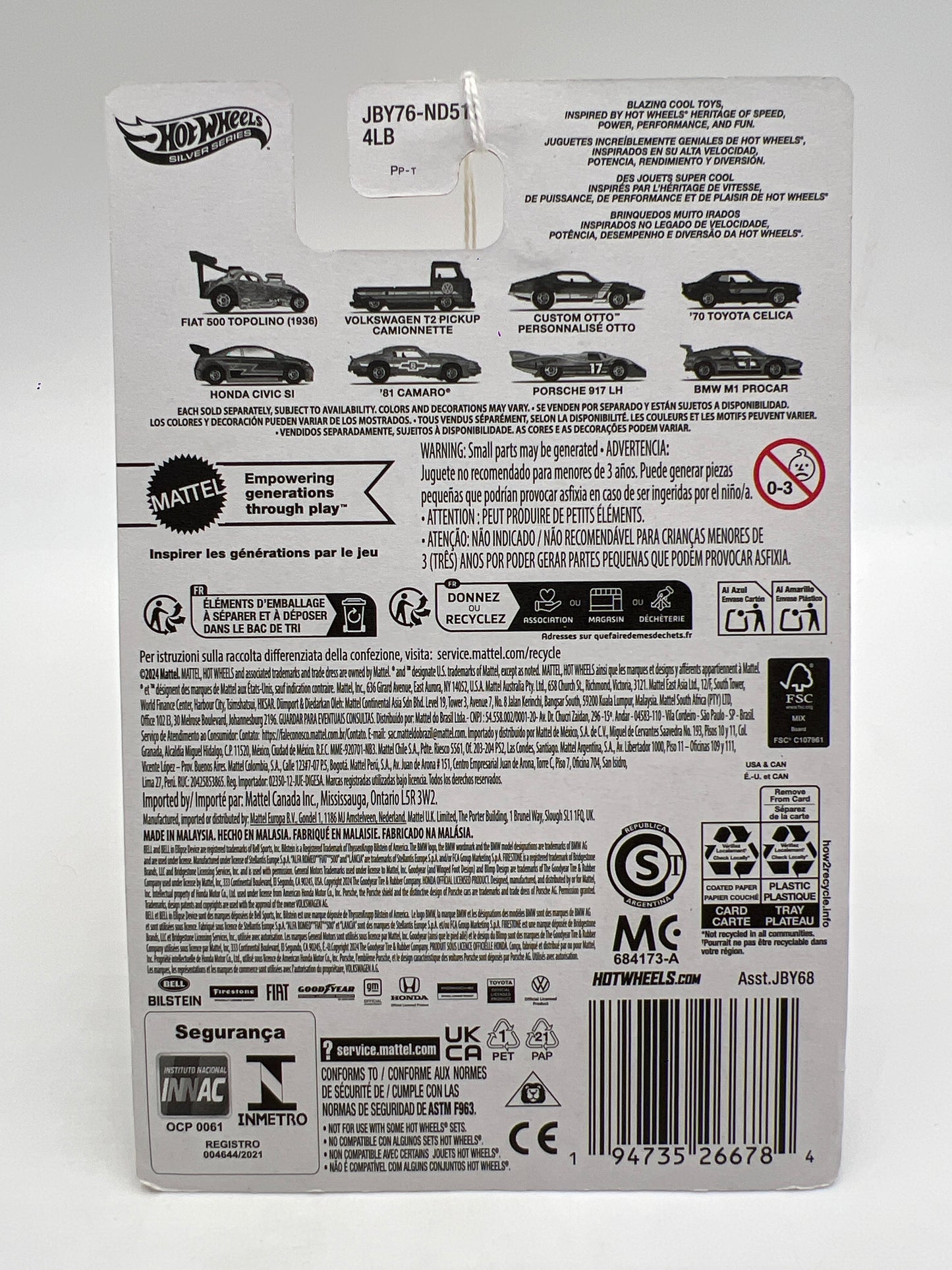 Hot Wheels Target Exclusive The Hot Ones #8 CHASE BMW M1 Procar Blue