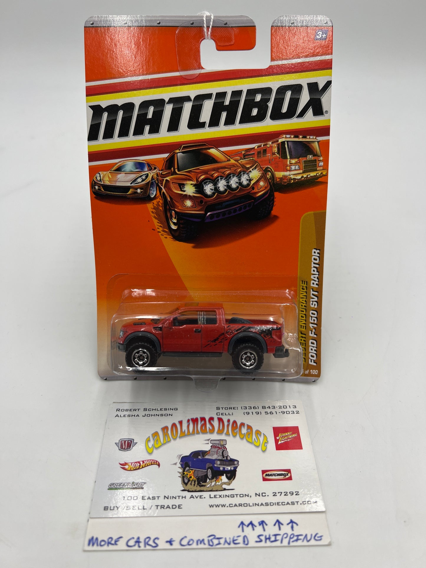 Matchbox #85 Desert Endurance Ford F150 SVT Raptor Red 30E