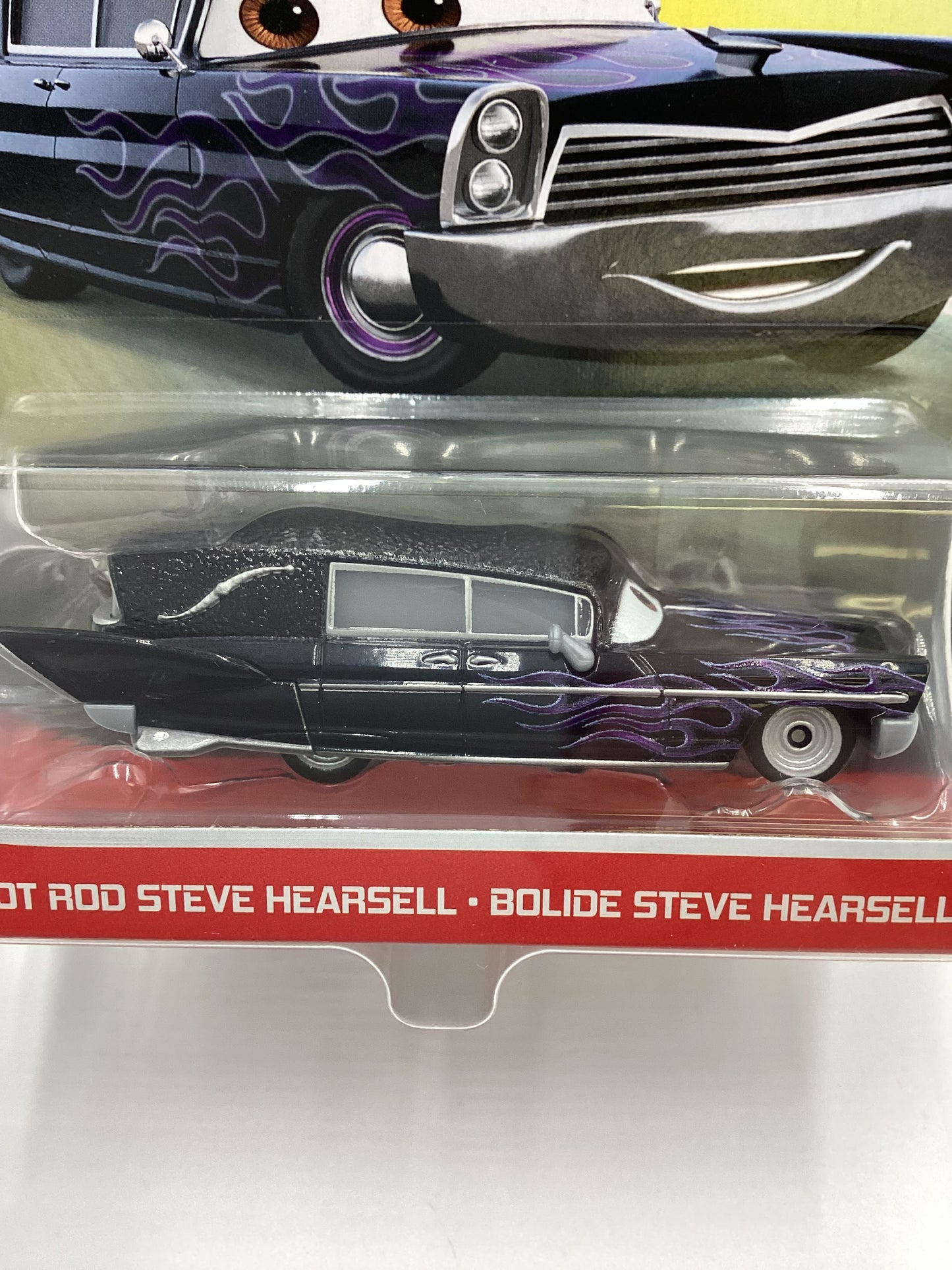 2021 Disney Pixar Cars Hot Rod Steve Hearsell Black 138B