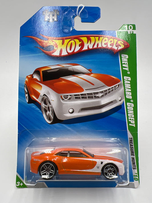 2010 Hot Wheels Treasure Hunts #54 Chevy Camaro Concept Orange 273B