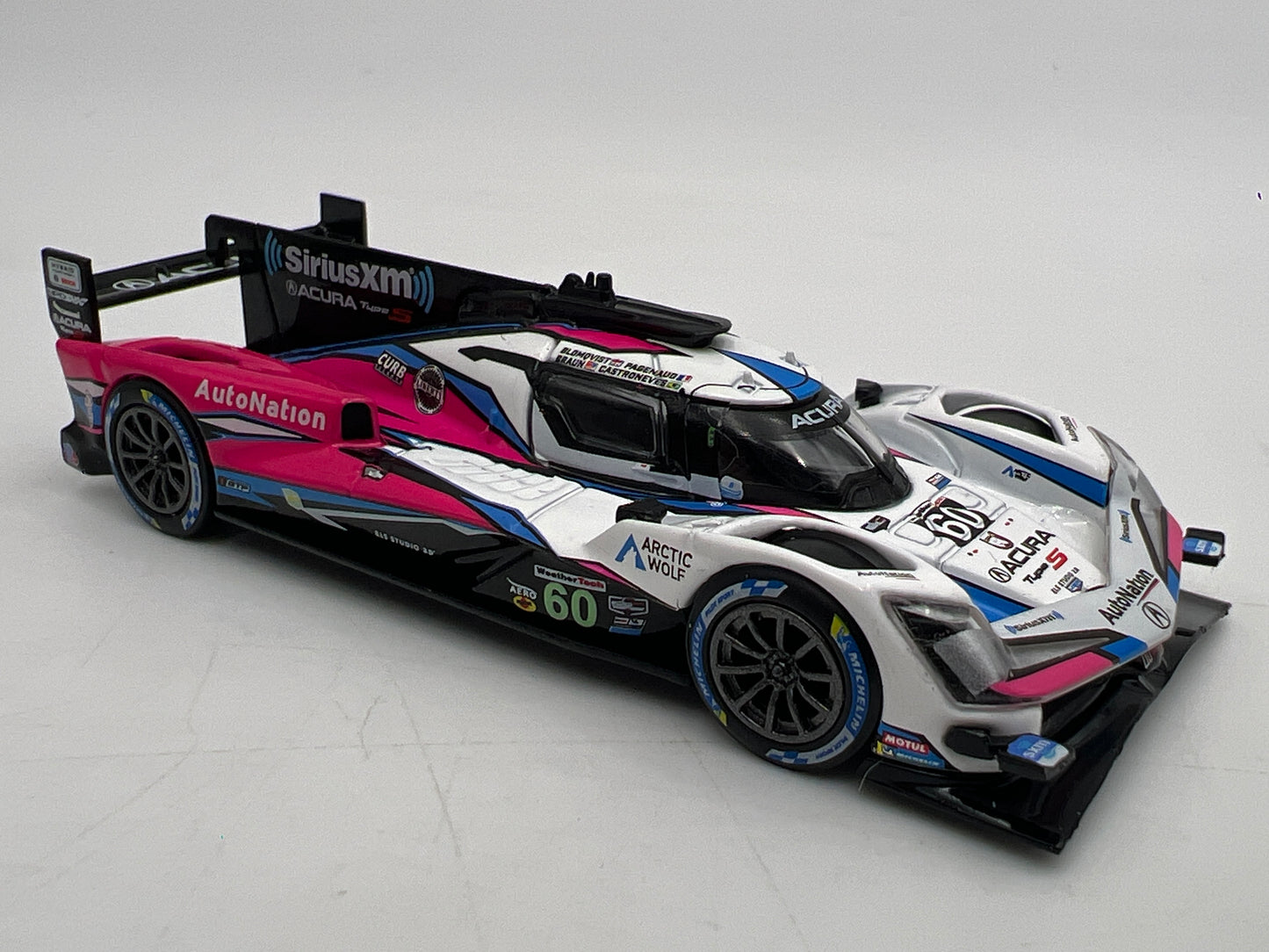 Mini GT #668 Acura ARX-06 GTP #60 2023 IMSA Daytona 24 Hrs Winner Meyer Shank Racing