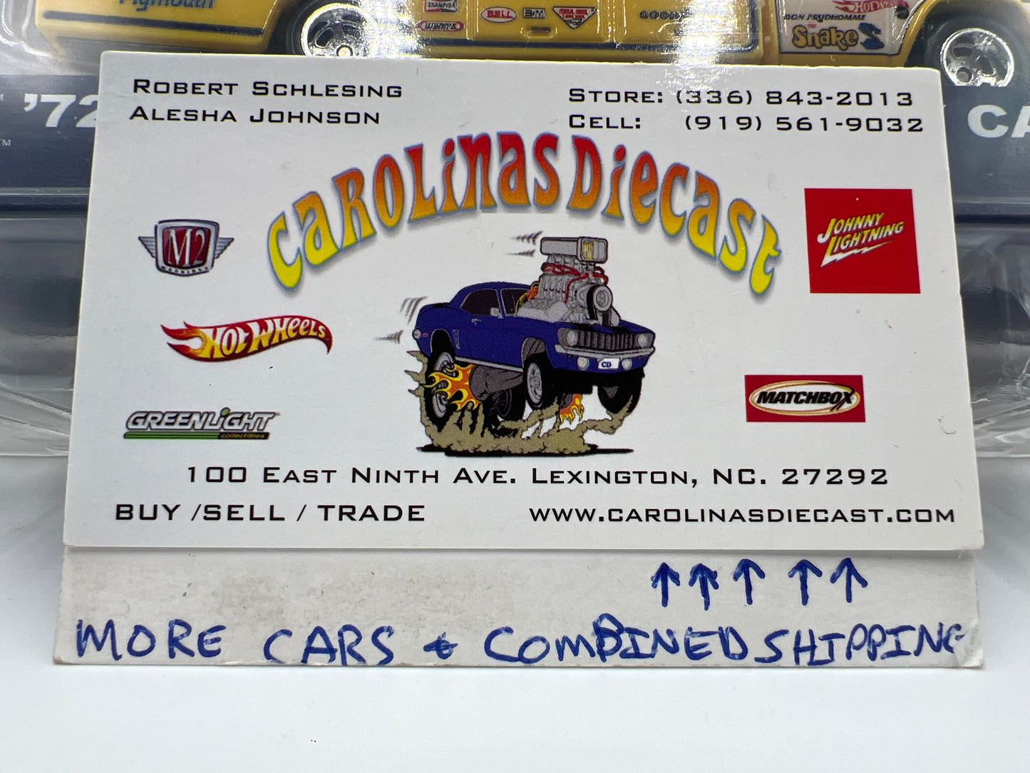 Hot Wheels Car Culture Team Transport #4 72 Plymouth Cuda Funny Car Snake & Retro Rig W/Protector