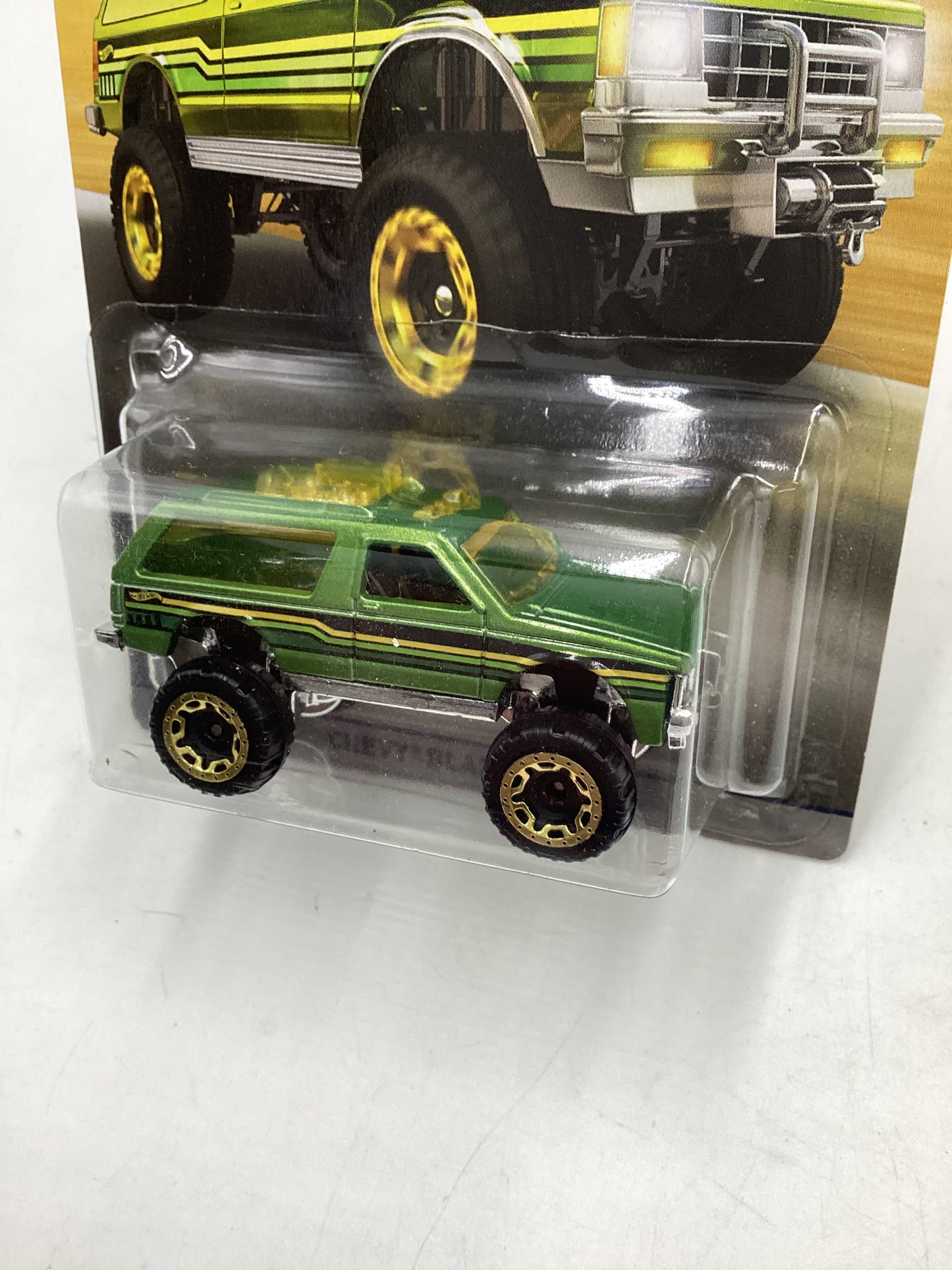Hot Wheels Walmart 100 Years Chevy #5 Chevy Blazer 4x4 Green 160A