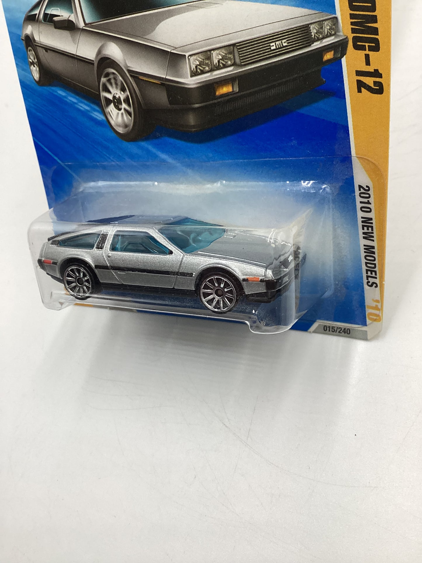 2010 Hot Wheels New Models #15 81 DeLorean DMC-12 Silver