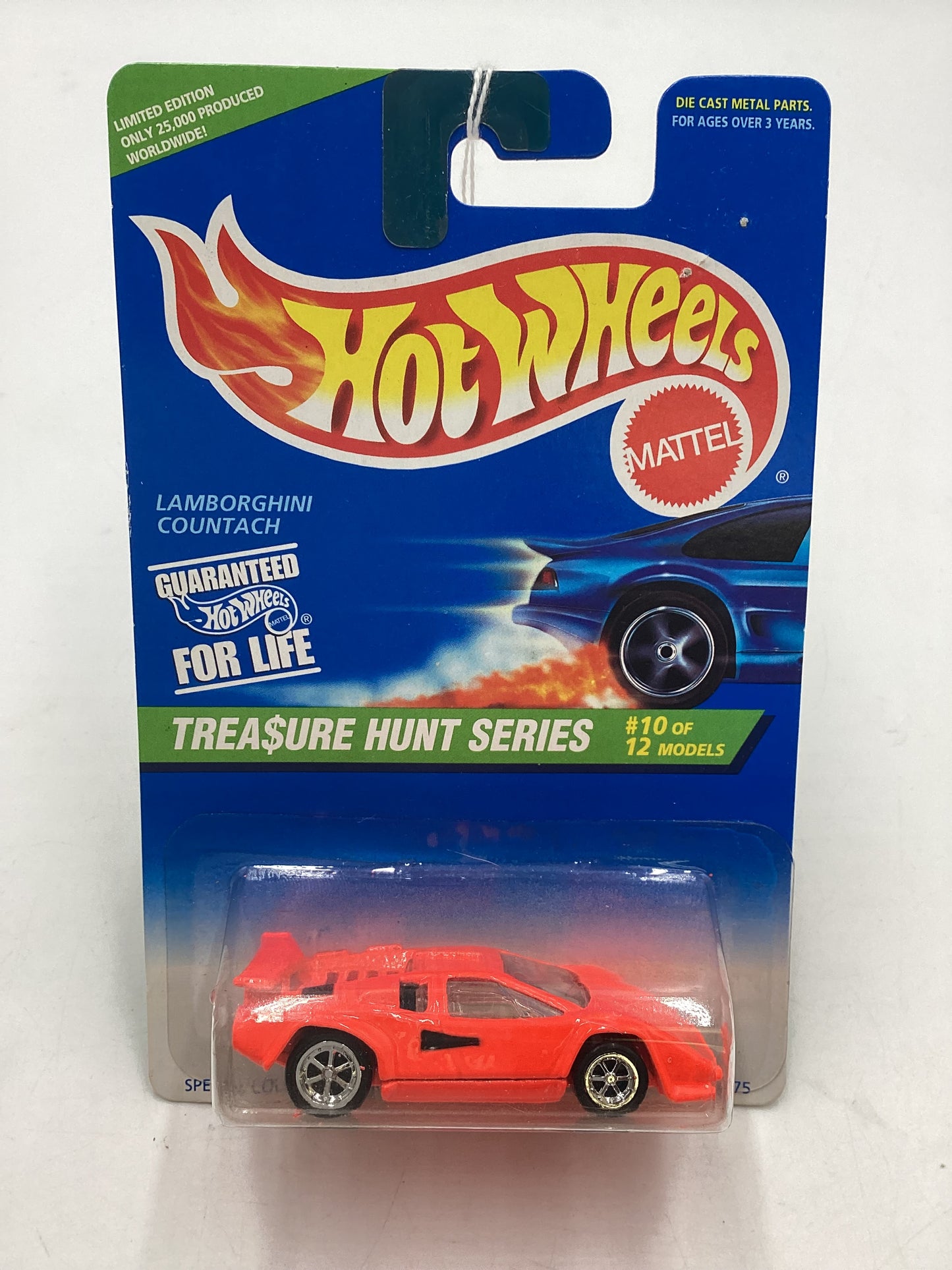 1996 Hot Wheels Treasure Hunt 10/12 Lamborghini Countach #429 274E