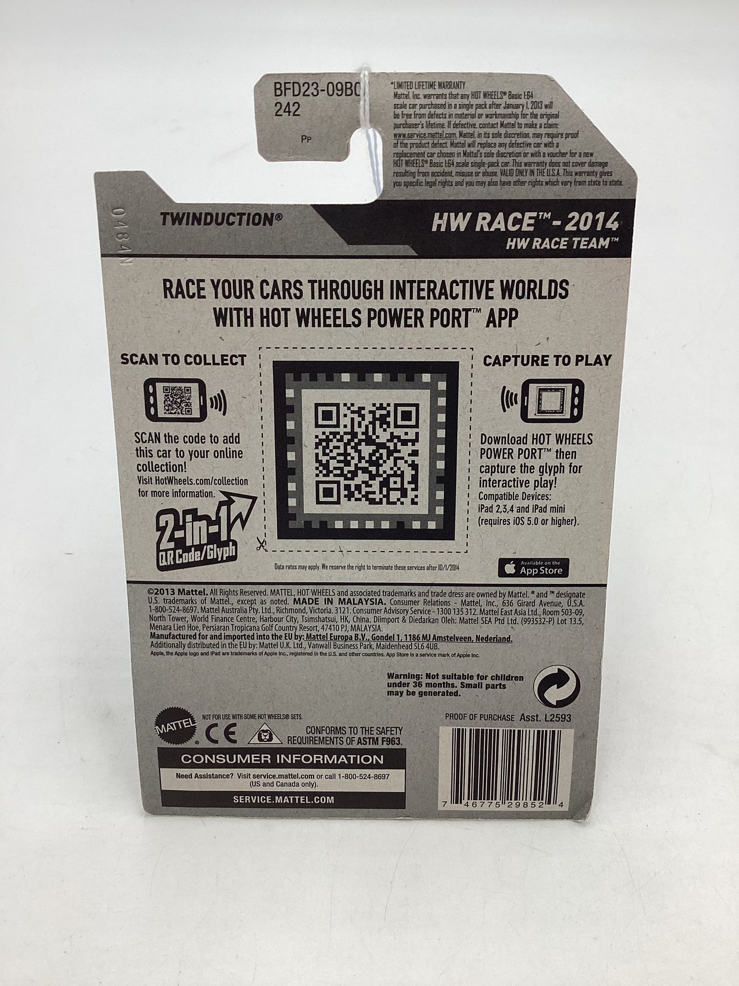 2014 HW Race #148 Twinduction Blue 60G