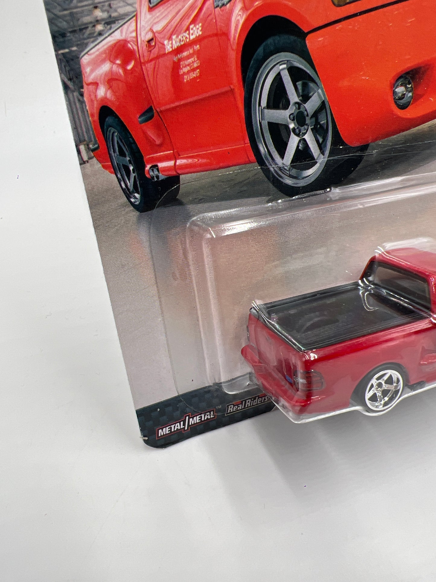 Hot Wheels Premium Fast & Furious Fast #1 99 Ford F-150 SVT Lightning Red W/Protector 2