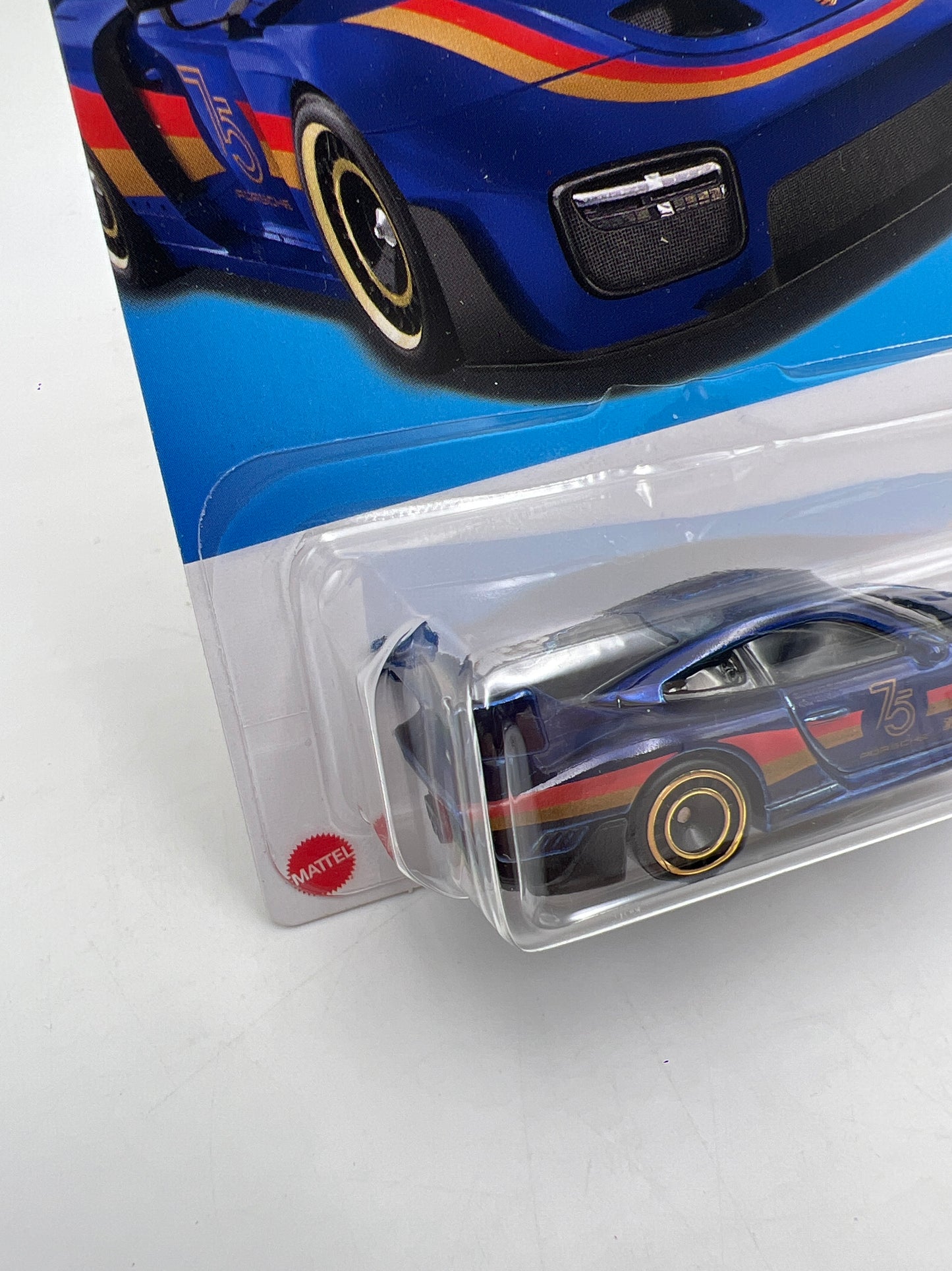 2023 Hot Wheels Super Treasure Hunt #223 Porsche 935 Blue W/Protector