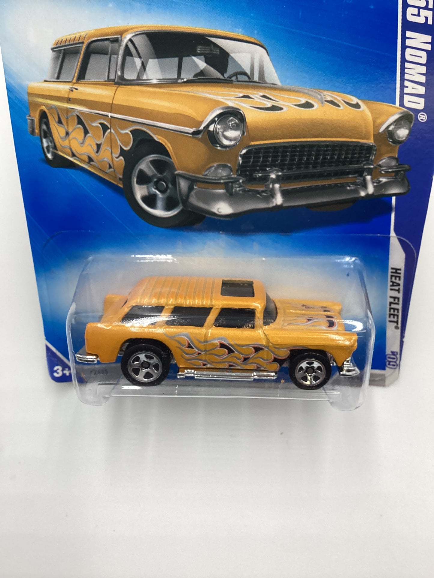 2009 Hot Wheels #125 55 Nomad Yellow 15i