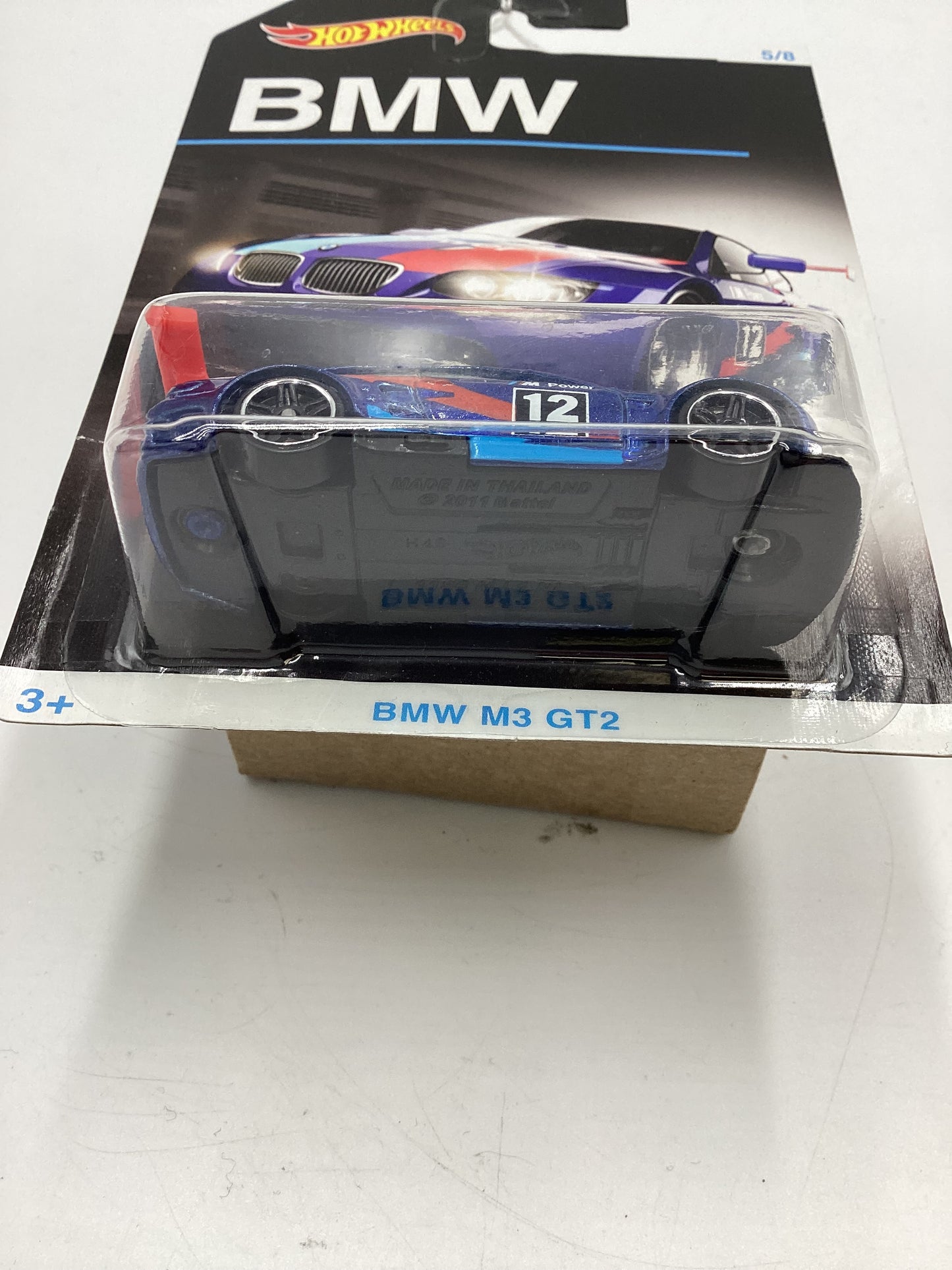 Hot Wheels BMW Series #5 BMW M3 GT2 Blue Walmart Exclusive 152D