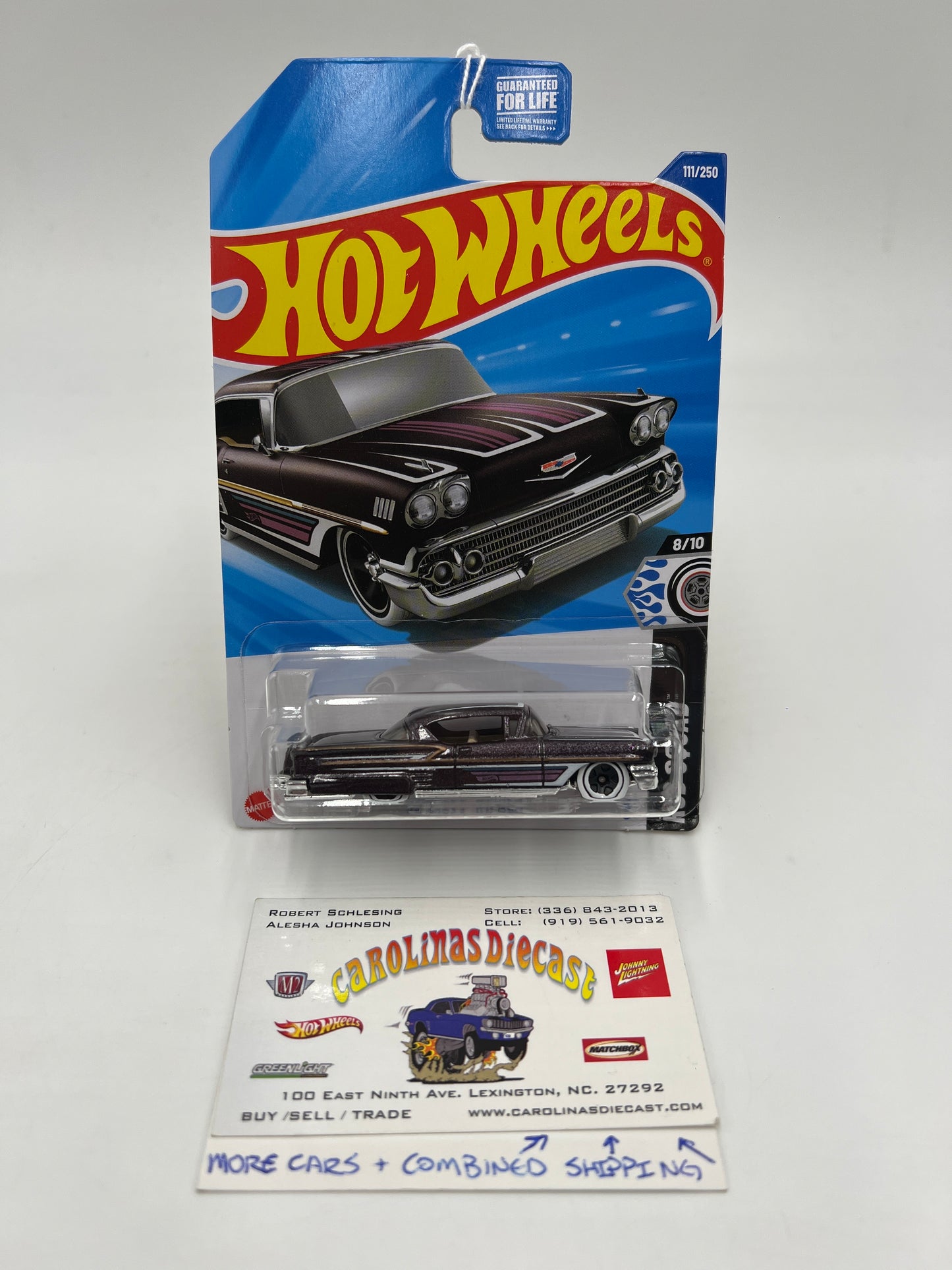 2025 Hot Wheels F Case Rod Squad #111 58 Chevy Impala 16F