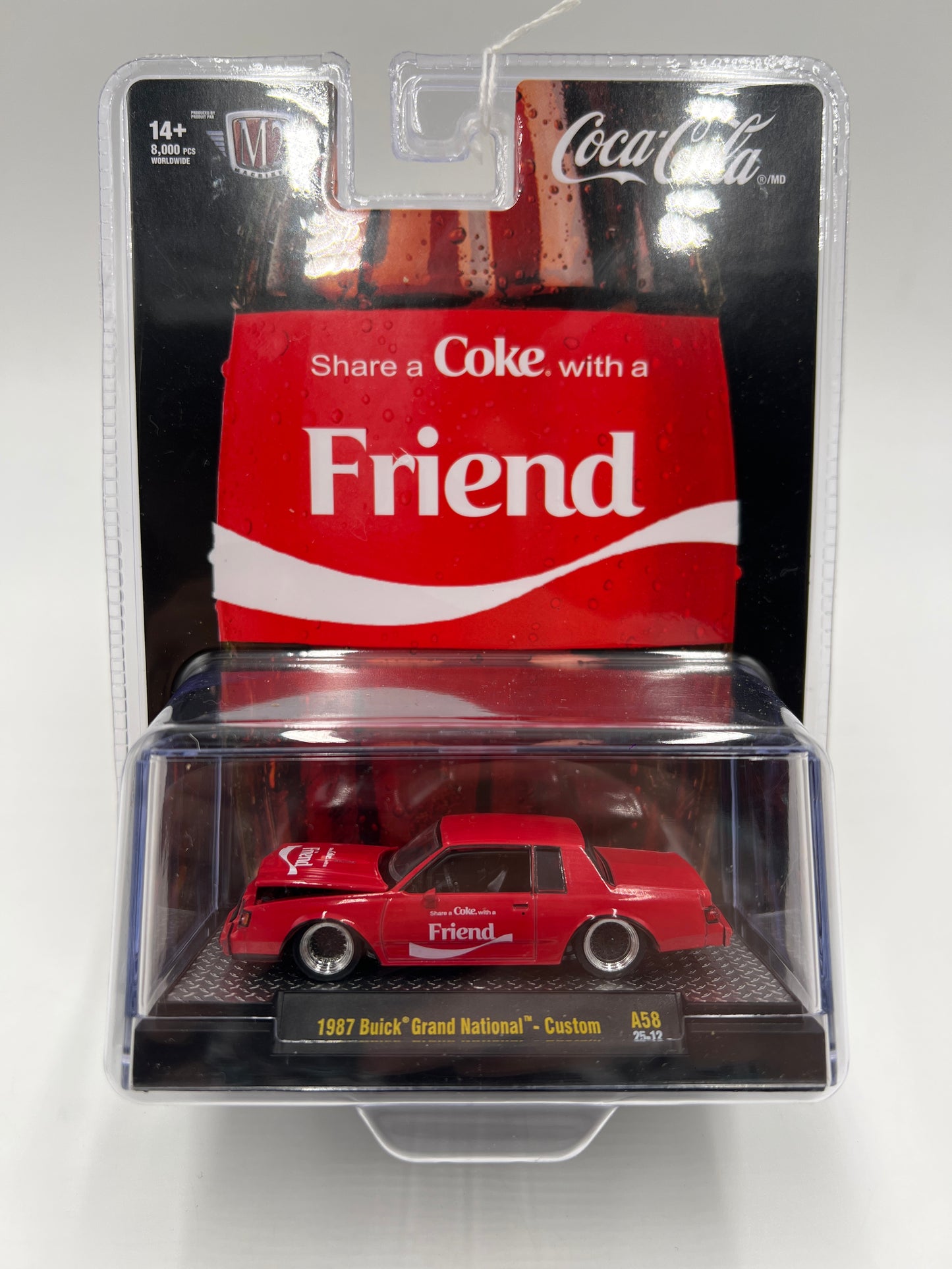 M2 Machines Coca Cola Friend 1987 Buick Grand National Red A58 204D