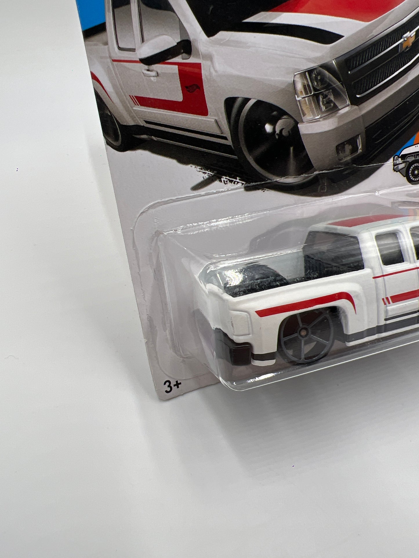 2017 Hot Wheels Hot Trucks #60 Chevy Silverado White #2 15A