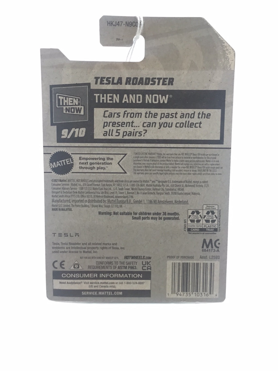 2023 hot wheels P case #249 Tesla Roadster