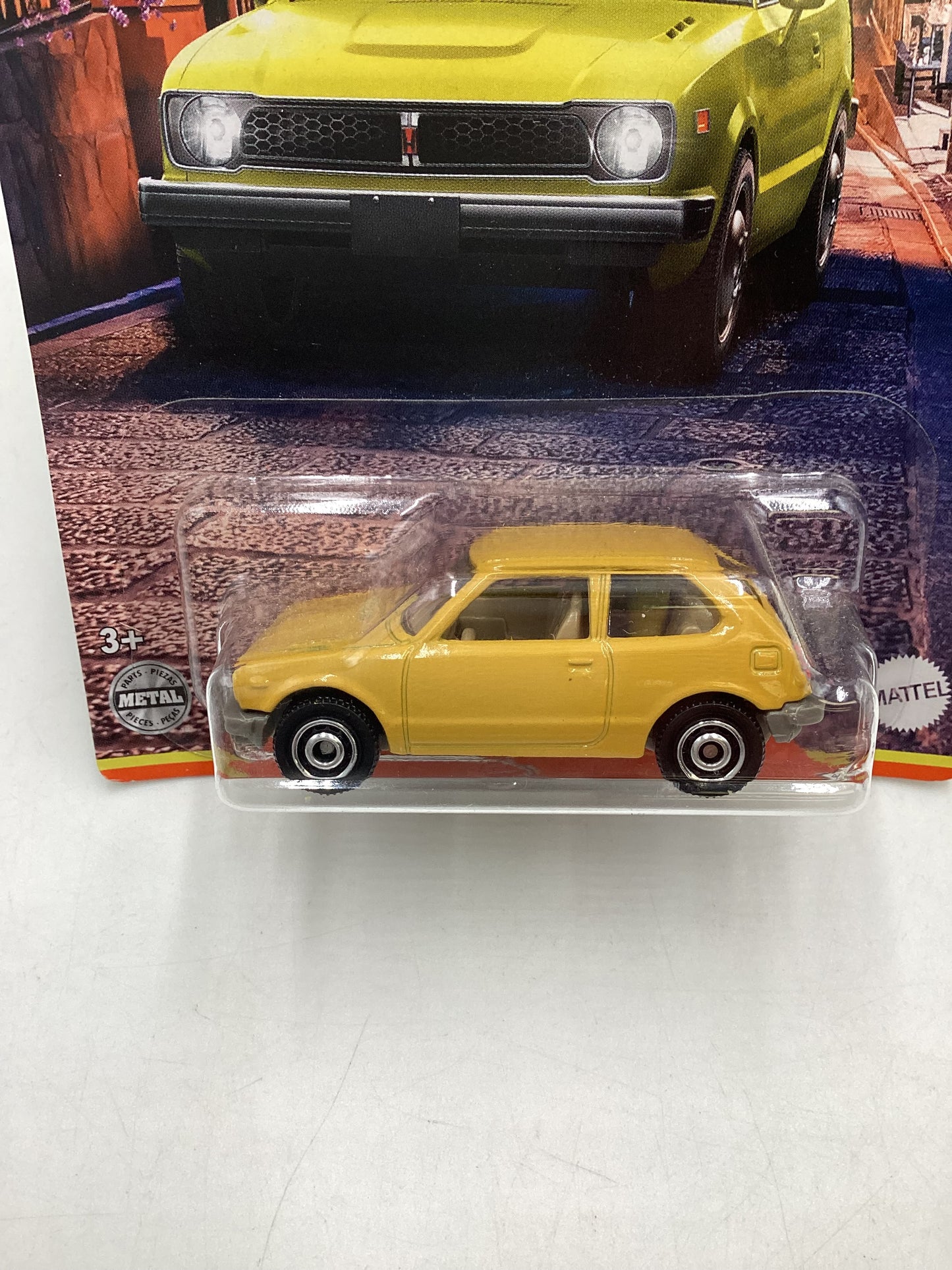 2022 Matchbox Japan Origins #2 1976 Honda Civic CVCC Yellow 164C