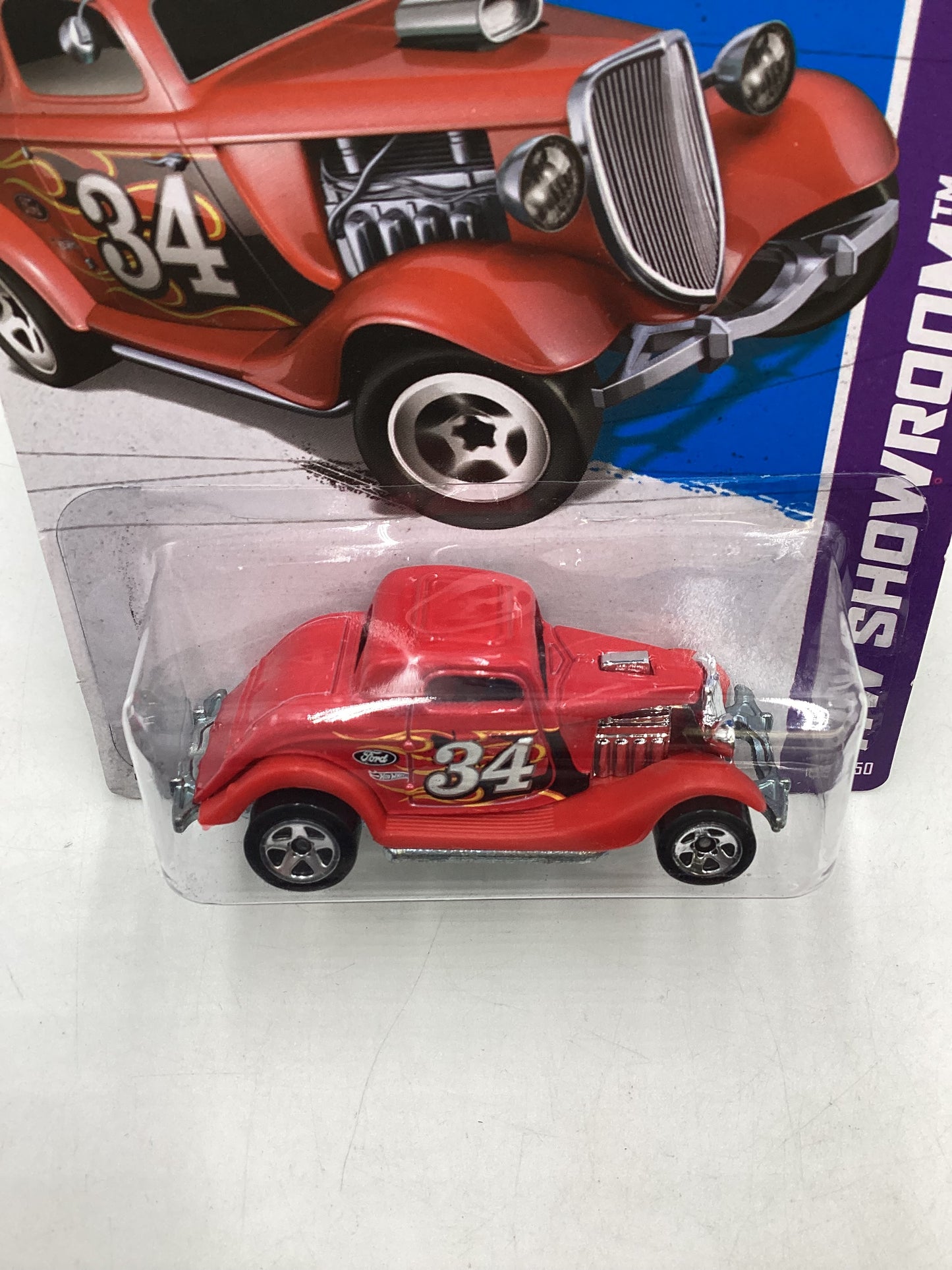 2013 Hot Wheels #189 34 Ford 3-Window Red Kmart Exclusive 237C