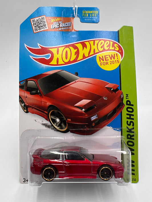 2015 Hot Wheels Workshop #205 96 Nissan 180SX Type X Red
