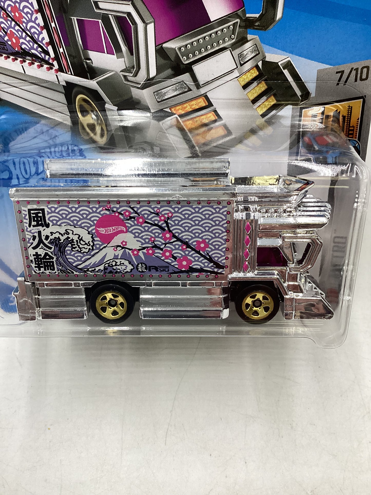 2021 Hot Wheels #102 Raijin Express Chrome OO1