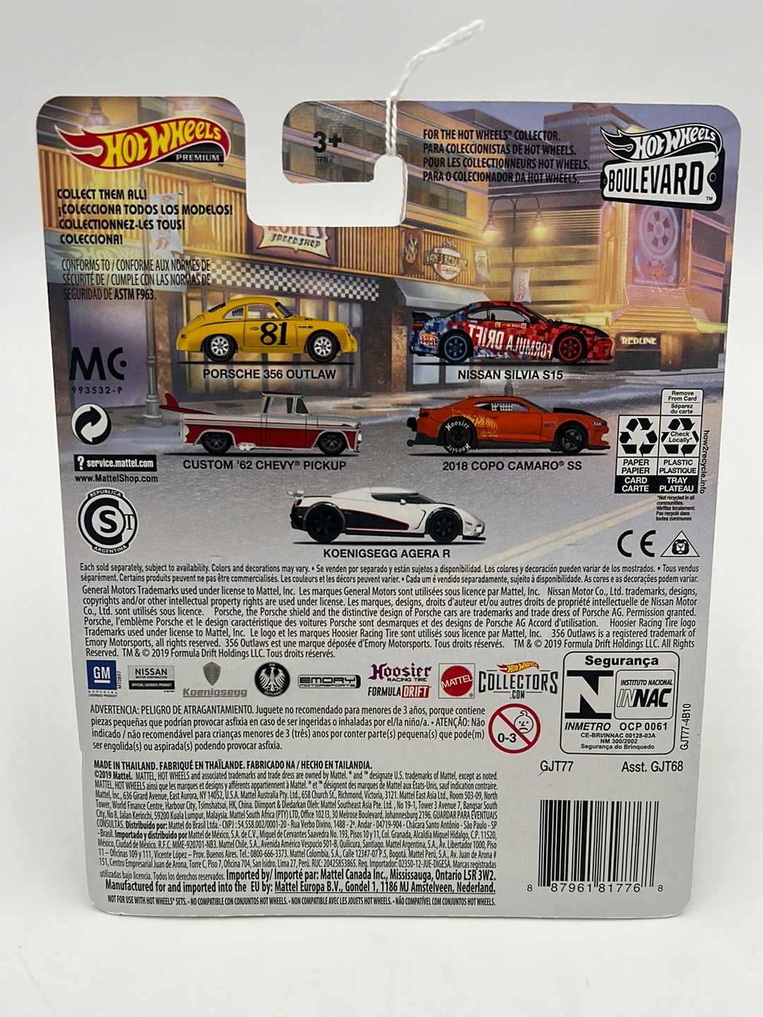 Hot Wheels Premium Boulevard #8 Custom ‘62 Chevy Pickup 262E