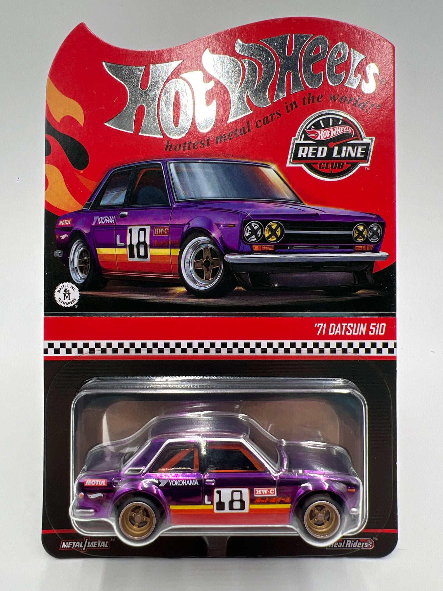 2026 Hot Wheels RLC Exclusive 71 Datsun 510 Purple W/Protector