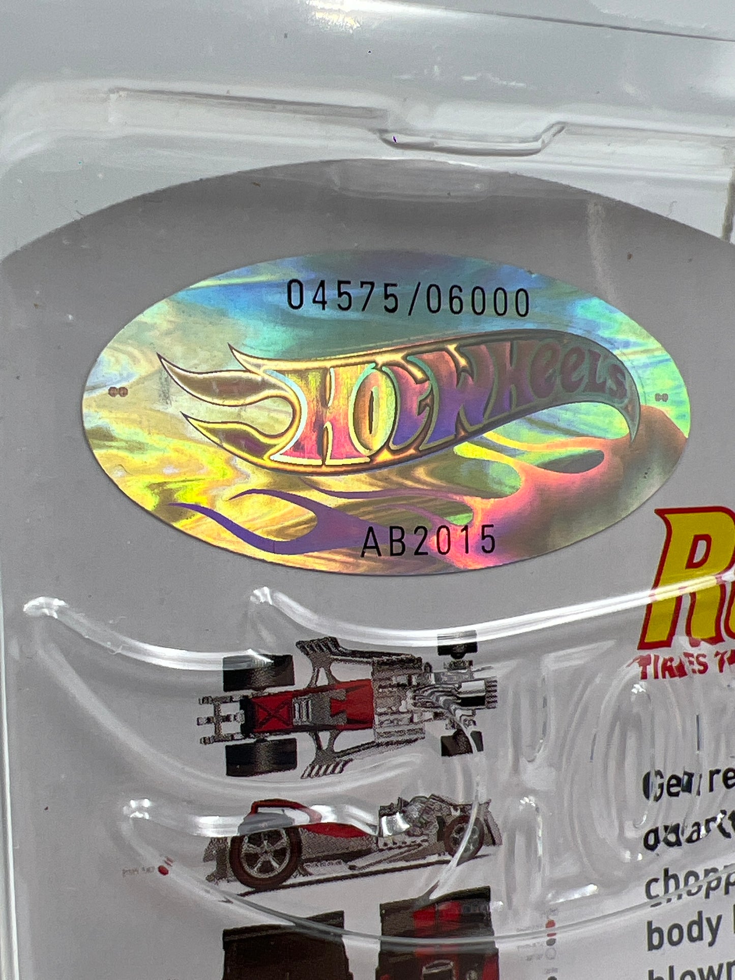 Hot Wheels RLC Real Riders Series 14 #2 4575/6000 Drag Dairy W/Protector