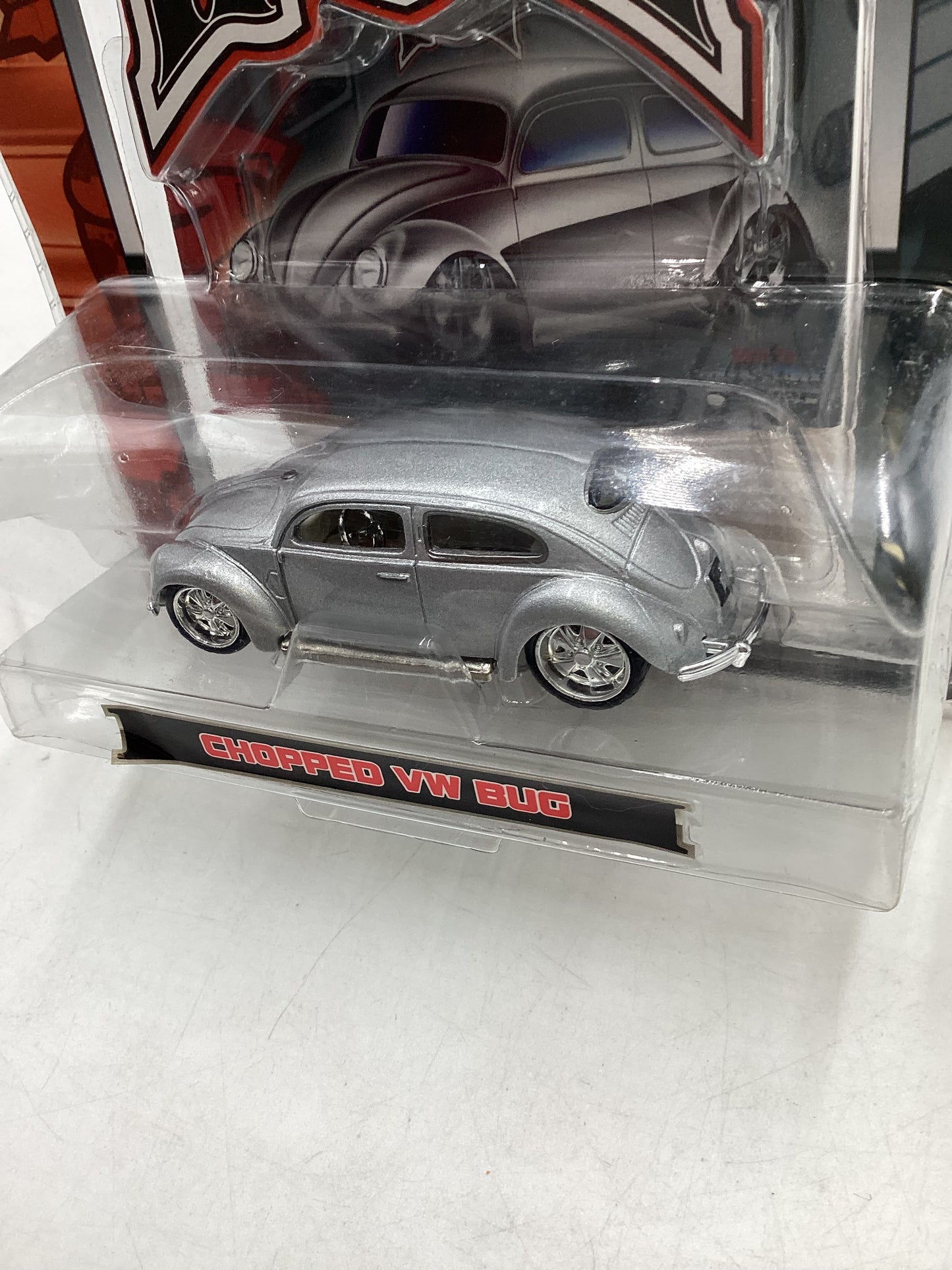 2006 Maisto Urban Diecast Collection Ridez Chopped VW Bug Silver