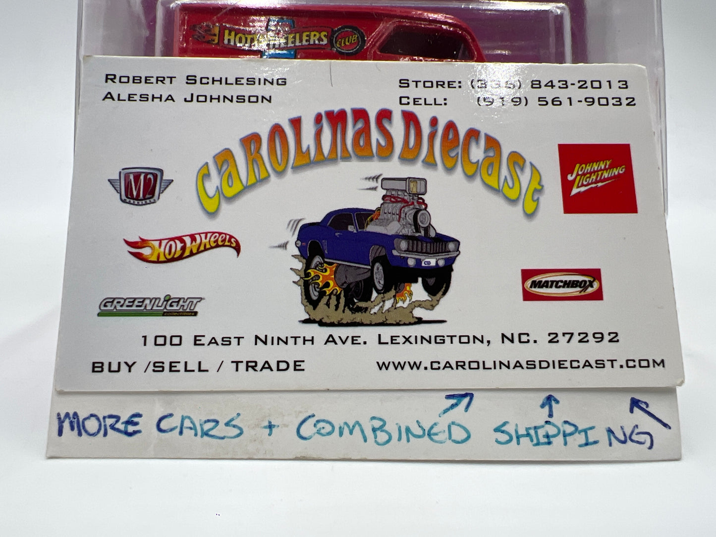 Hot Wheels Hot Wheelers Club Heart Of Dixie Dairy Delivery Red W/Protector