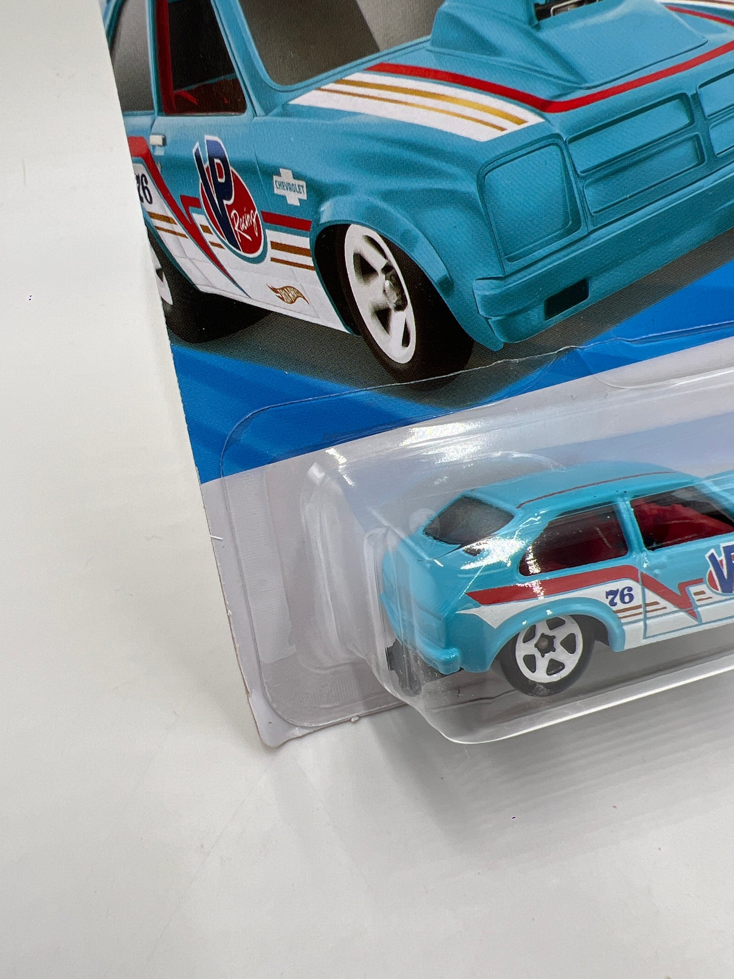 2026 Hot Wheels C Case Drag Racers #76 76 Chevy Chevette Light Blue VP Racing
