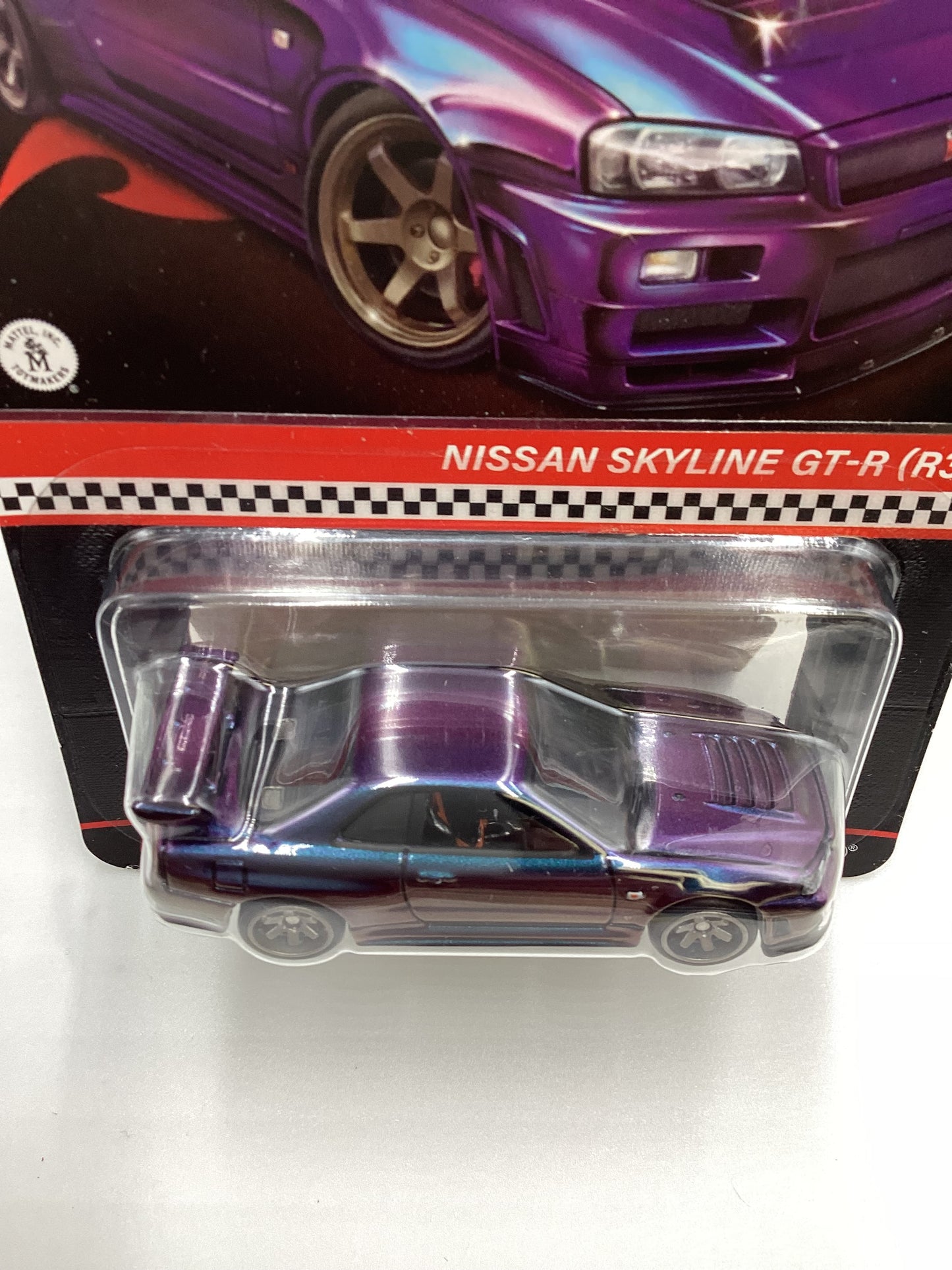 2024 Hot Wheels RLC Nissan Skyline GT-R R34 Chameleon W/Protector